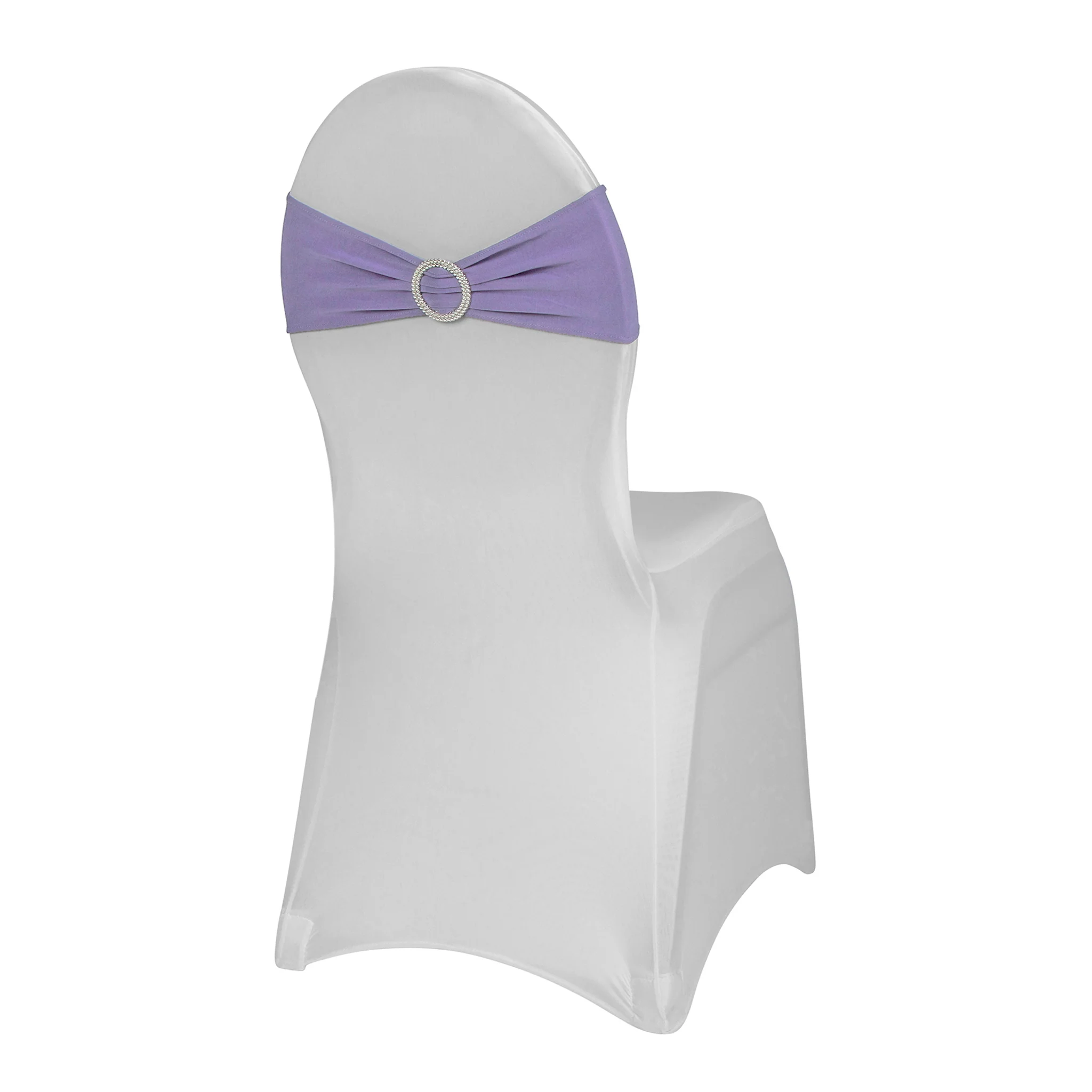 Buckle Spandex Stretch Chair Band - Victorian Lilac/Wisteria - Image 3