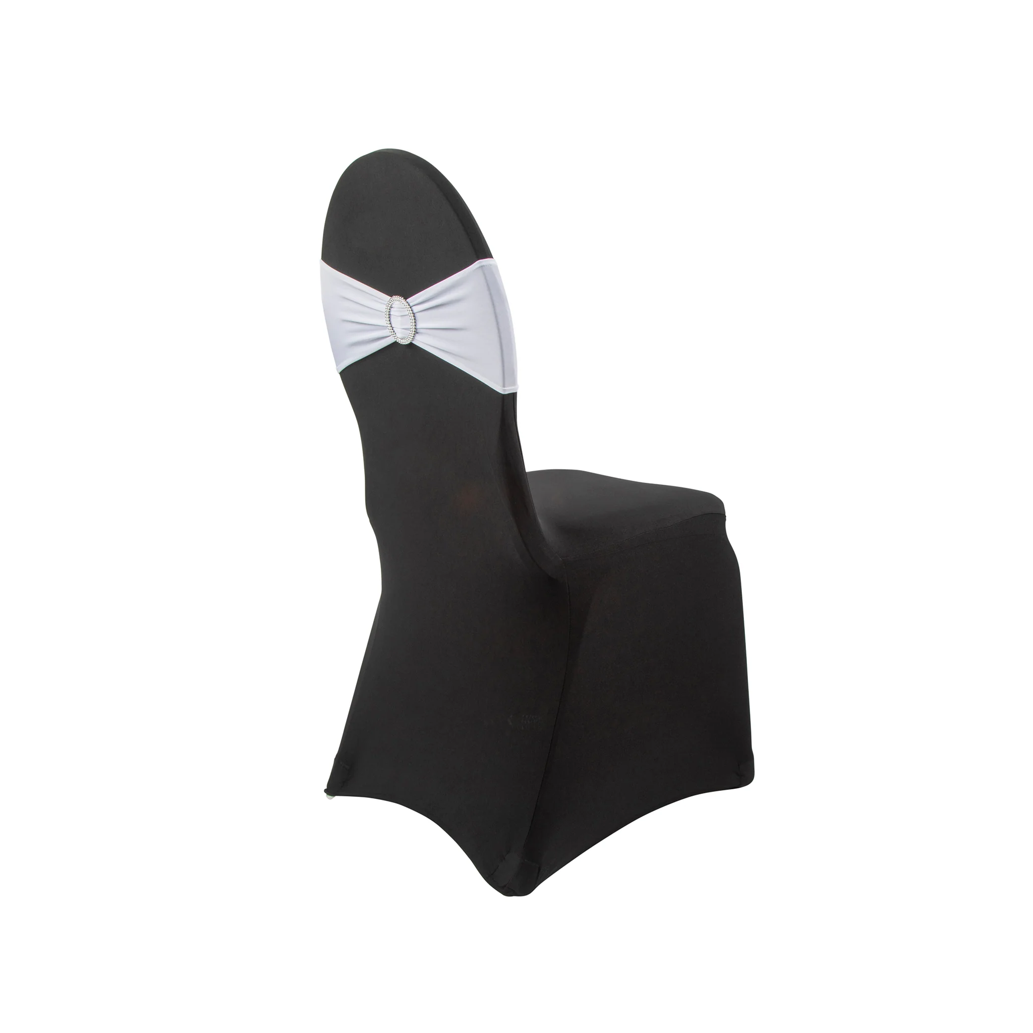 Buckle Spandex Stretch Chair Band - White - Image 3