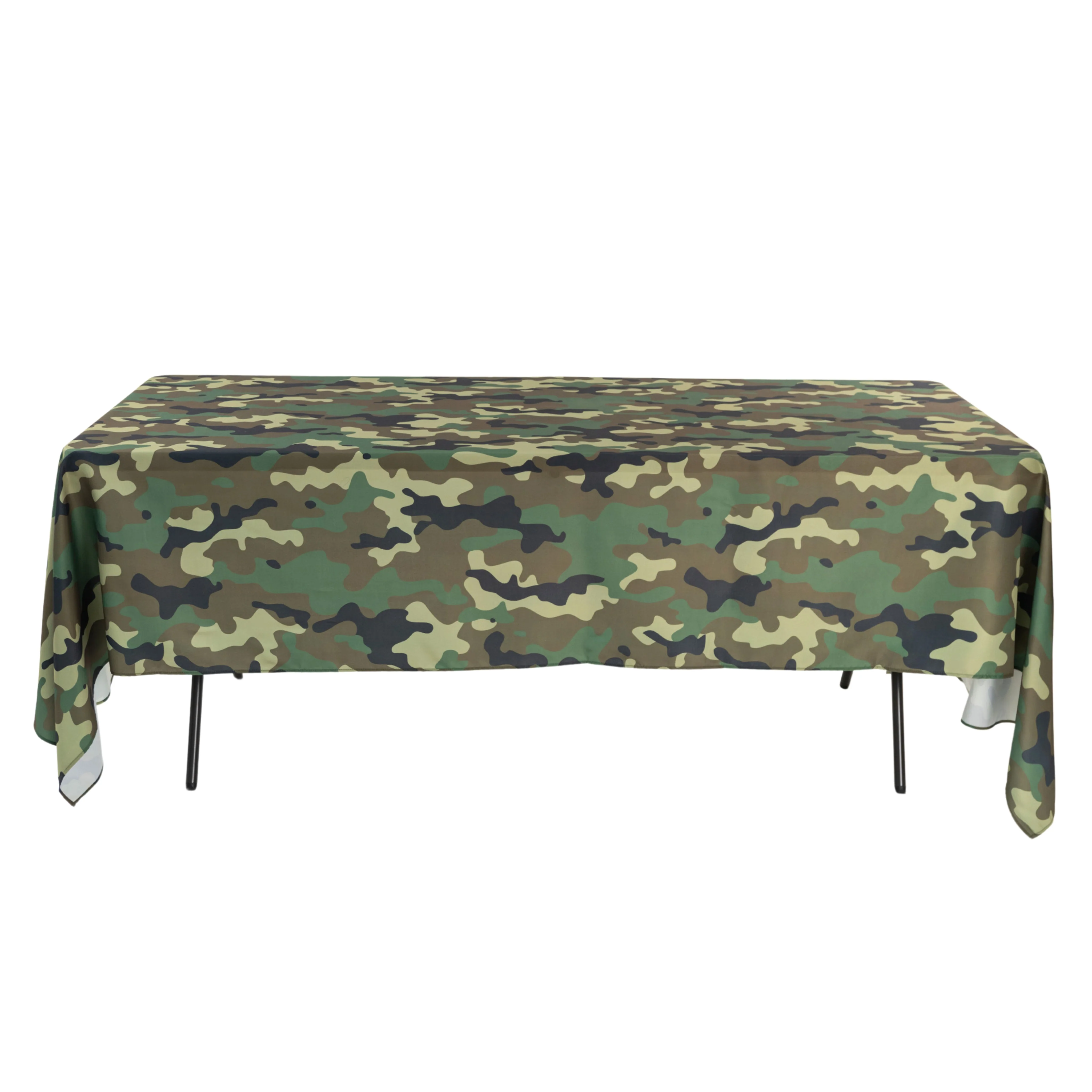 Camouflage Premium Polyester 60"x120" Rectangular Tablecloth