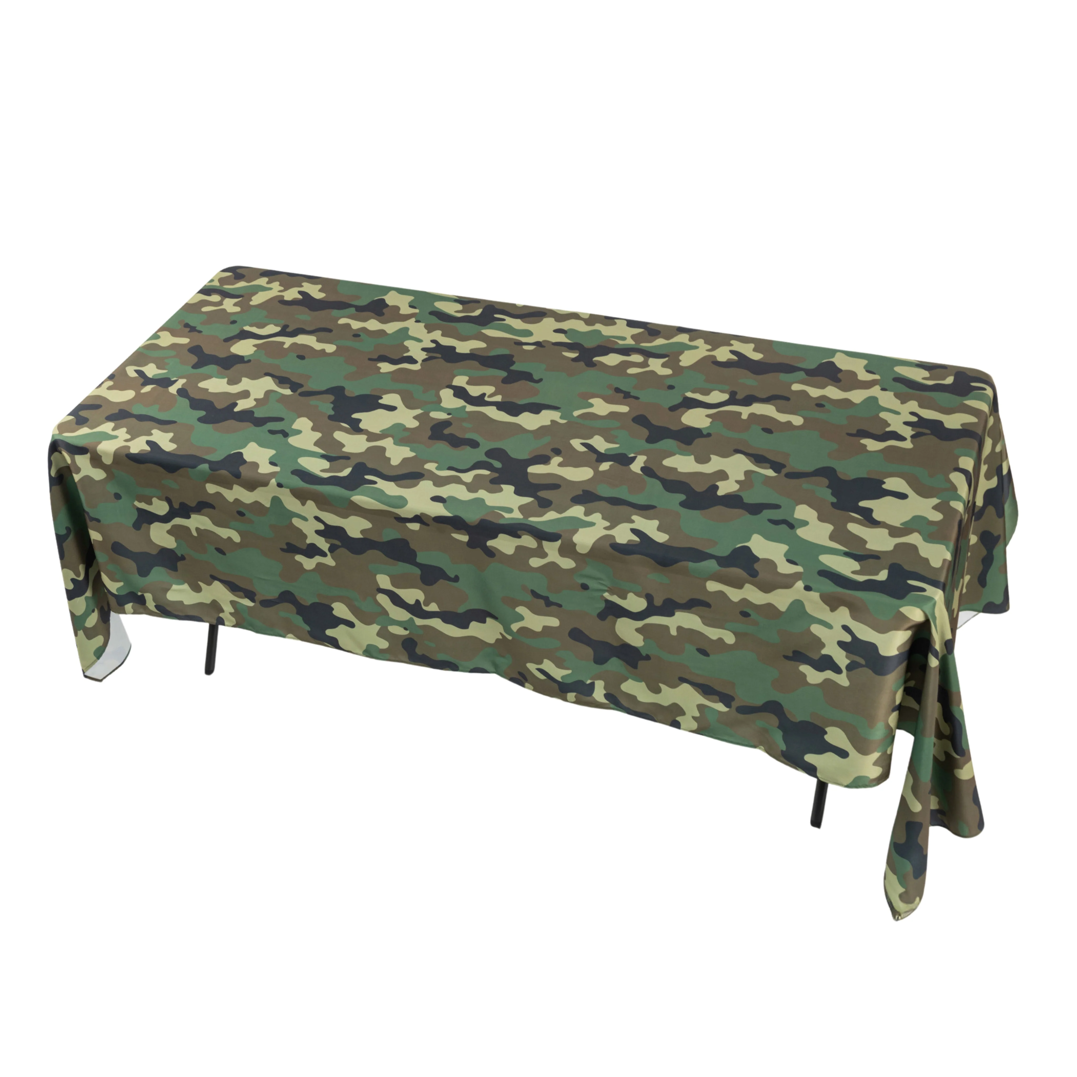 Camouflage Premium Polyester 60"x120" Rectangular Tablecloth - Image 3