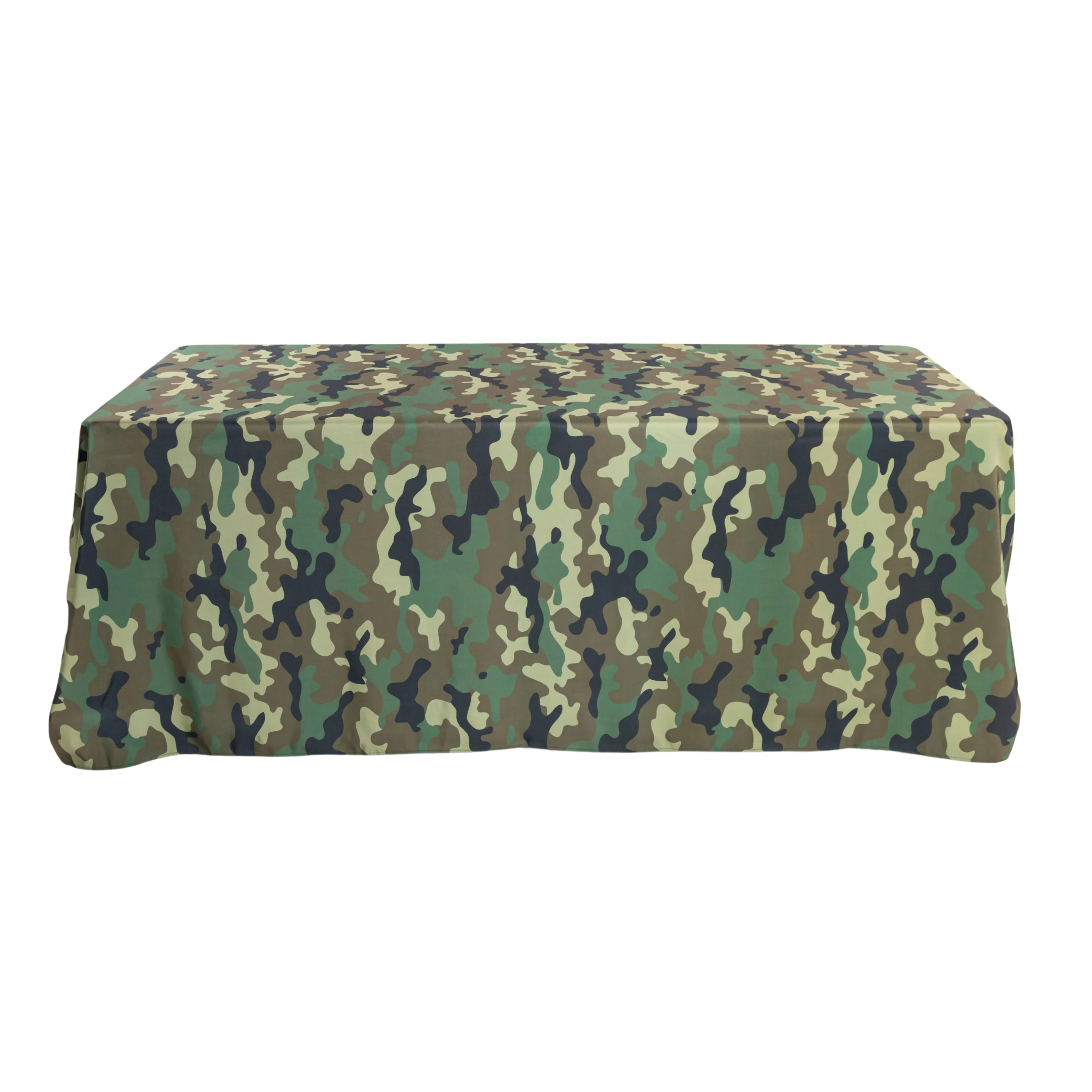 Camouflage Premium Polyester 90"x132" Rectangular Tablecloth
