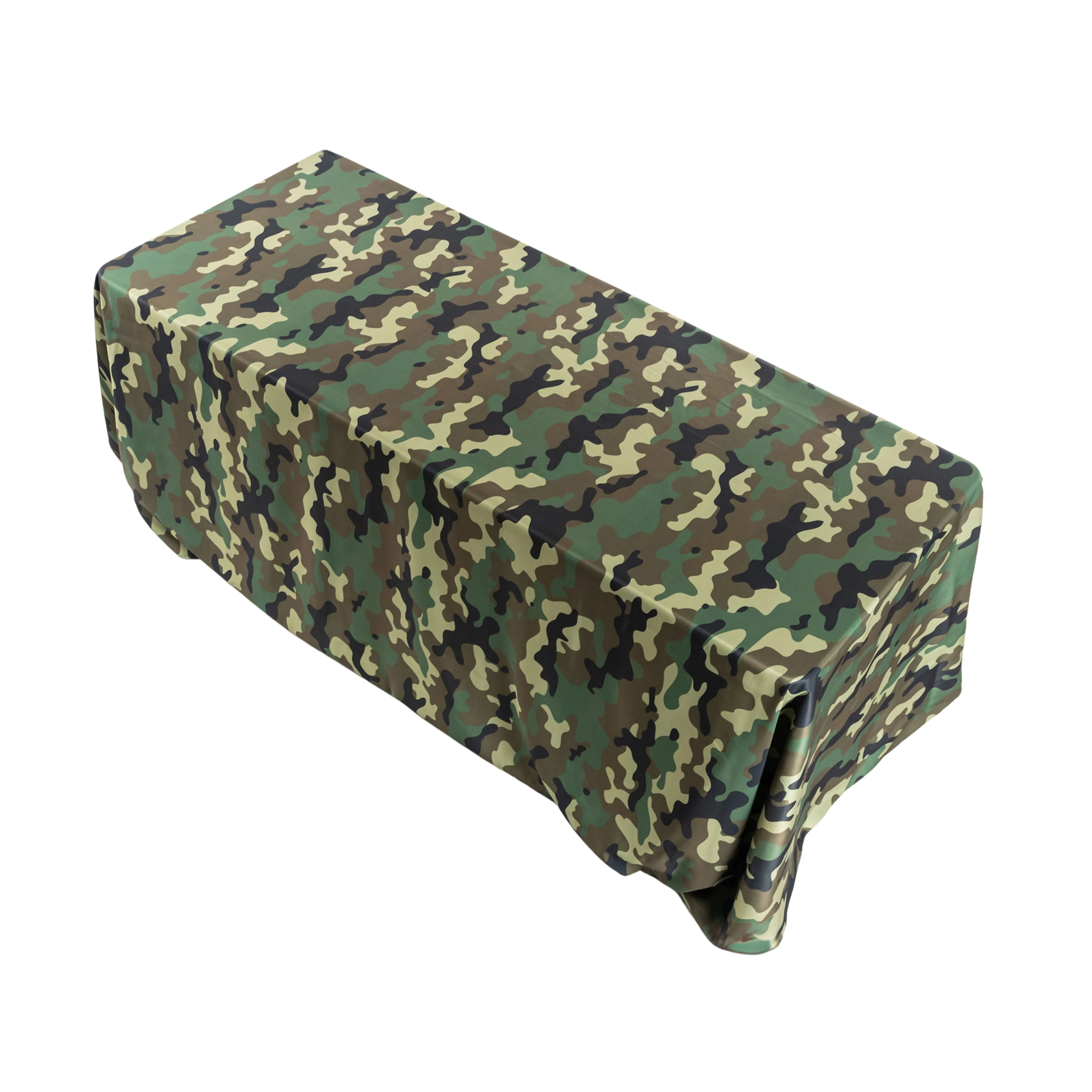 Camouflage Premium Polyester 90"x132" Rectangular Tablecloth - Image 4