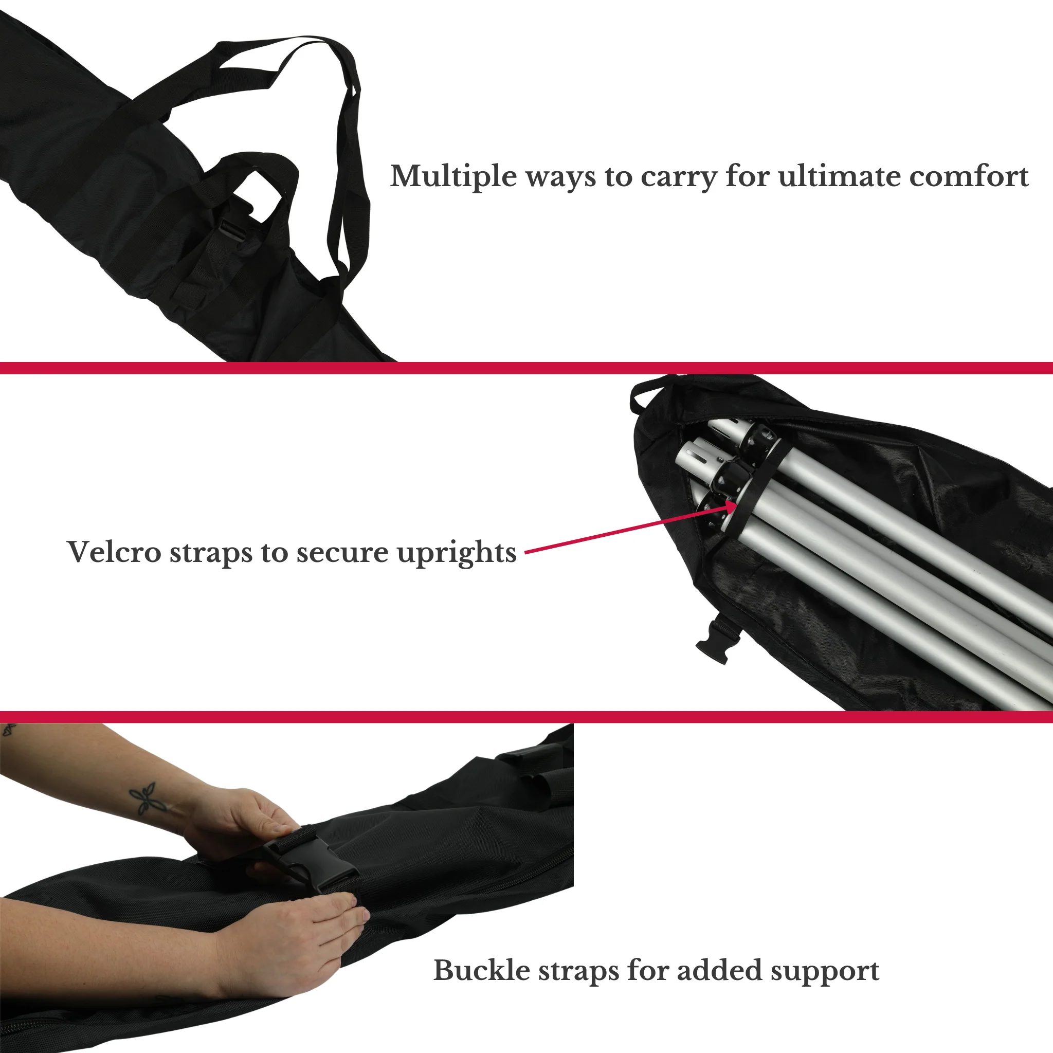 Zippered Carry Bag for 6ft Adjustable Uprights - Image 11