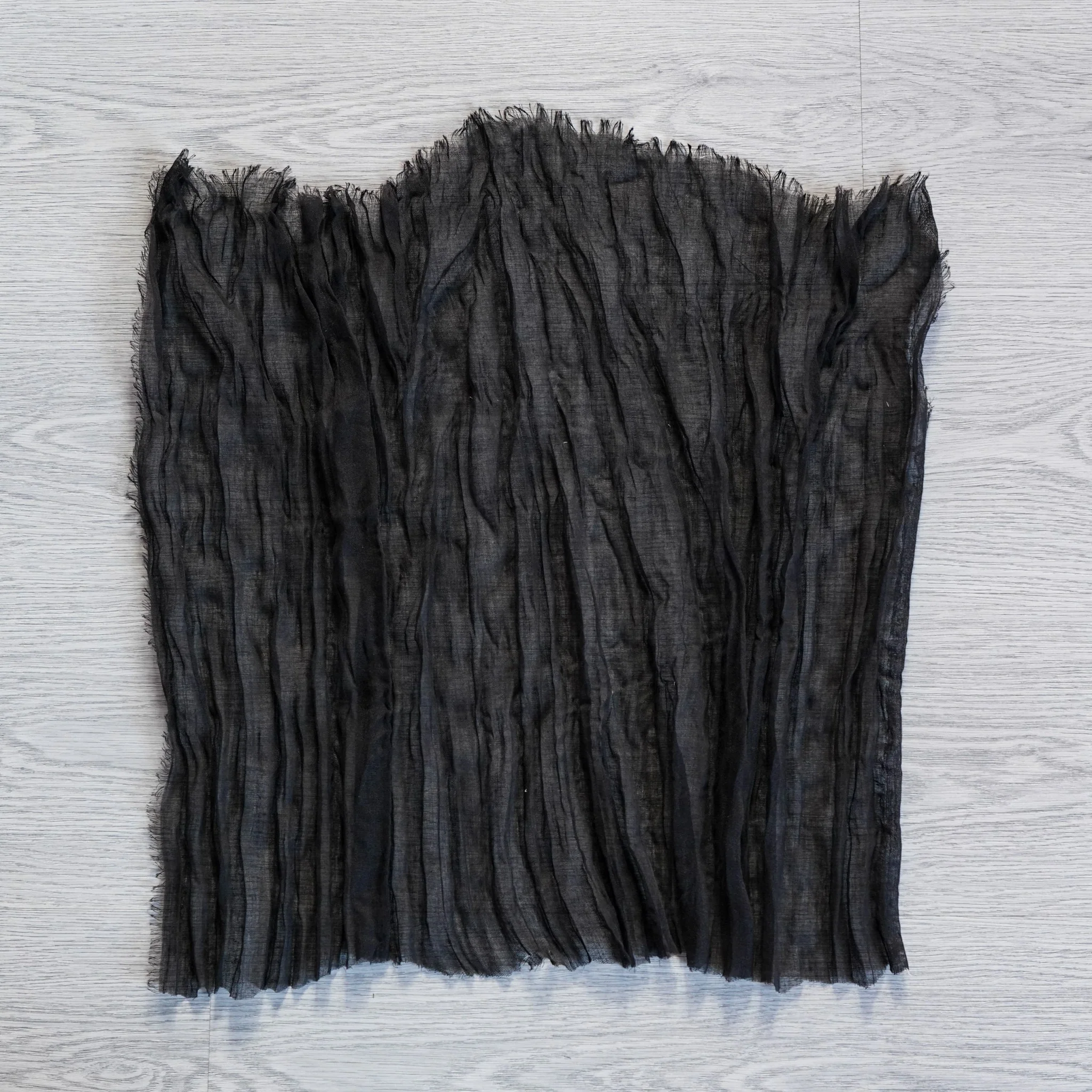 Cheesecloth Gauze Linen Napkin 20"x20" (5pc/pk) - Black - Image 2