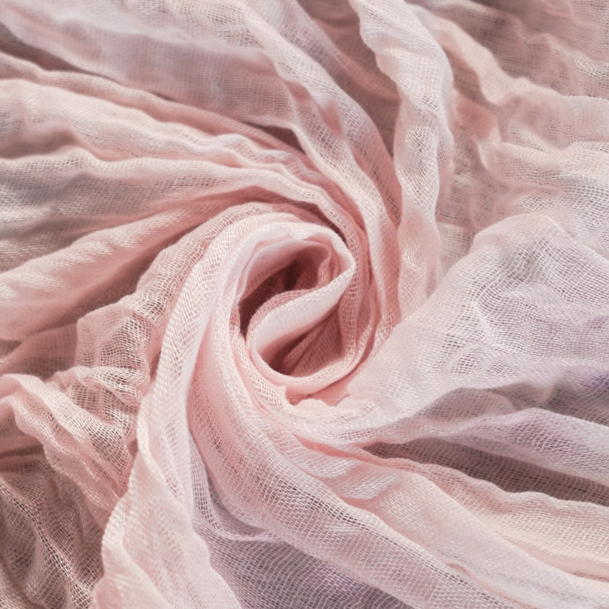 Cheesecloth Gauze Linen Napkin 20"x20" (5pc/pk) - Blush/Rose Gold - Image 4