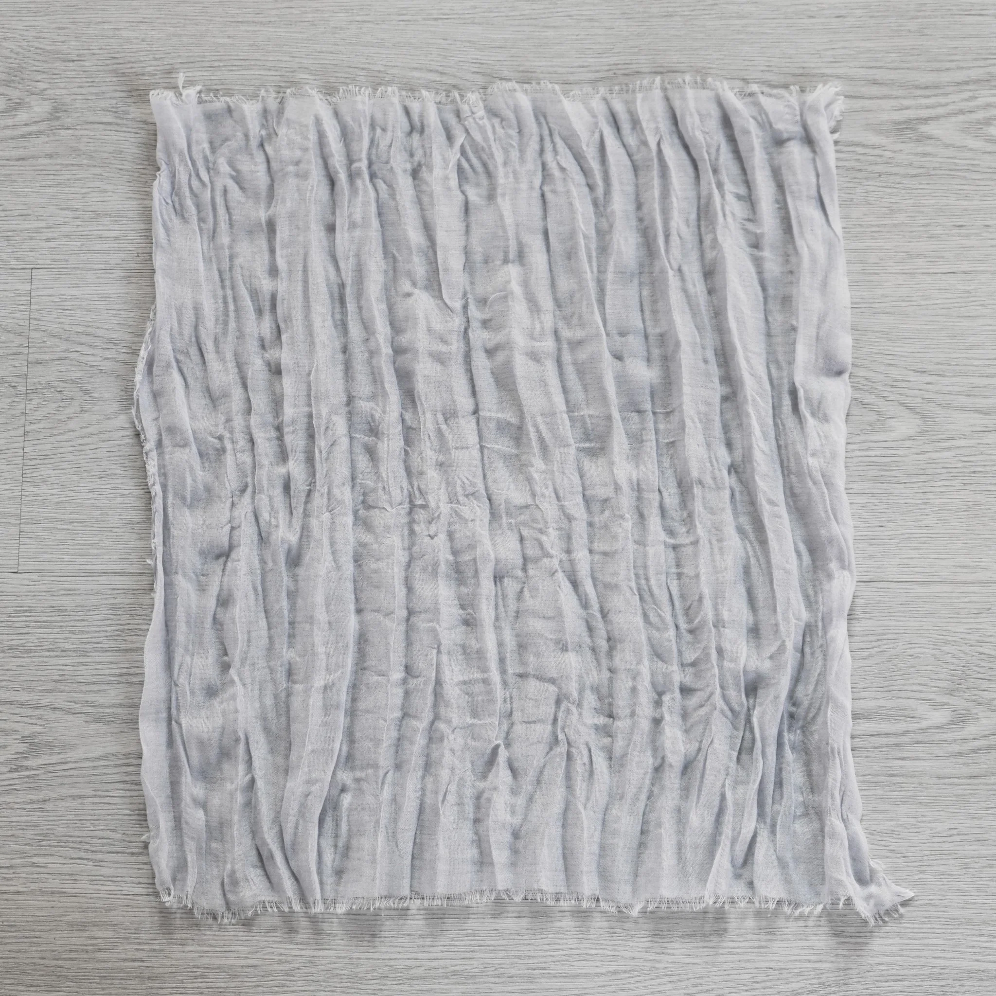 Cheesecloth Gauze Linen Napkin 20"x20" (5pc/pk) - Dusty Blue - Image 2