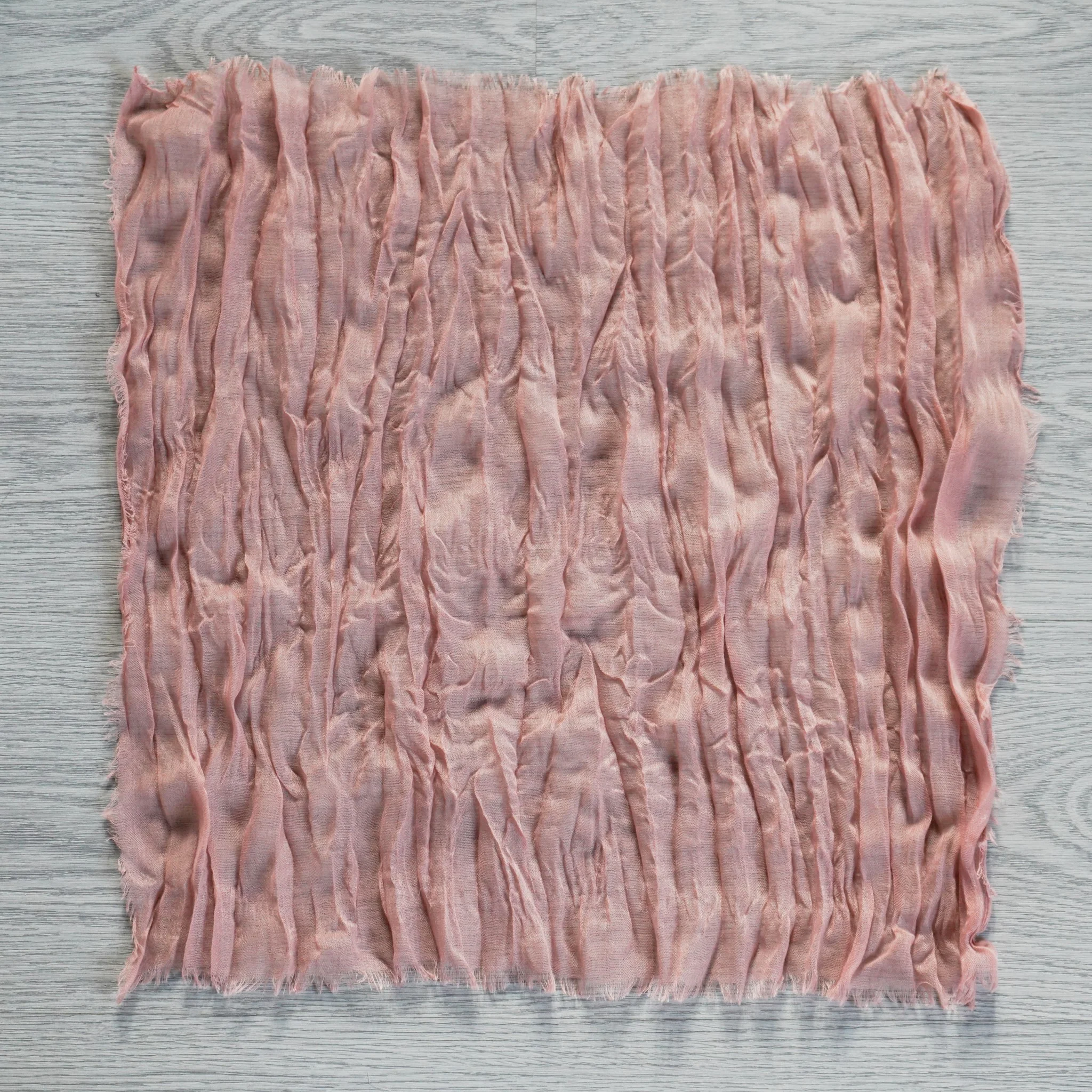 Cheesecloth Gauze Linen Napkin 20"x20" (5pc/pk) - Dusty Rose/Mauve - Image 2