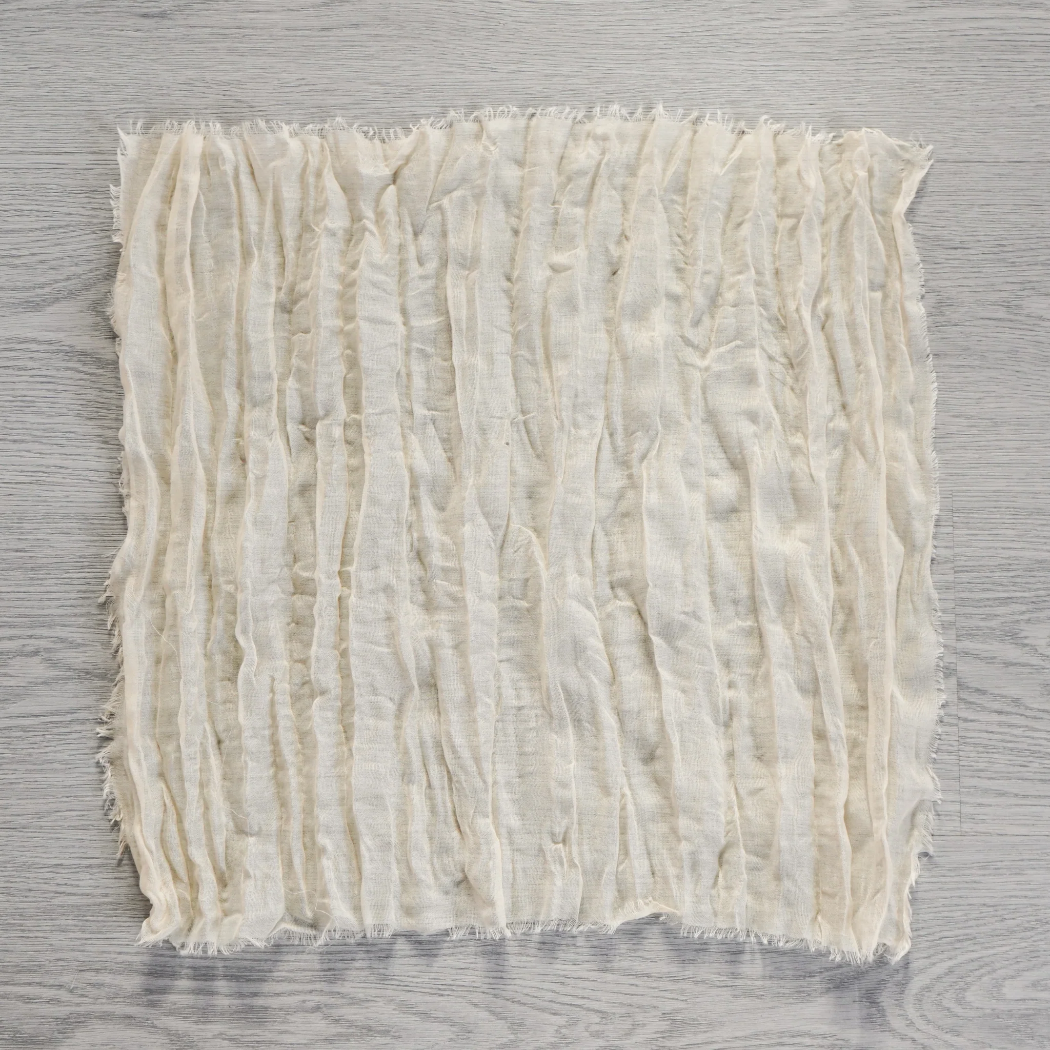 Cheesecloth Gauze Linen Napkin 20"x20" (5pc/pk) - Ivory - Image 2