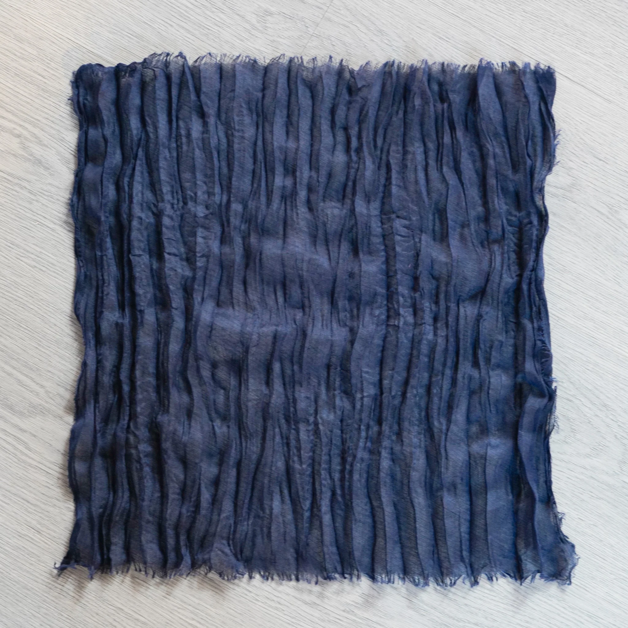 Cheesecloth Gauze Linen Napkin 20"x20" (5pc/pk) - Navy Blue - Image 2