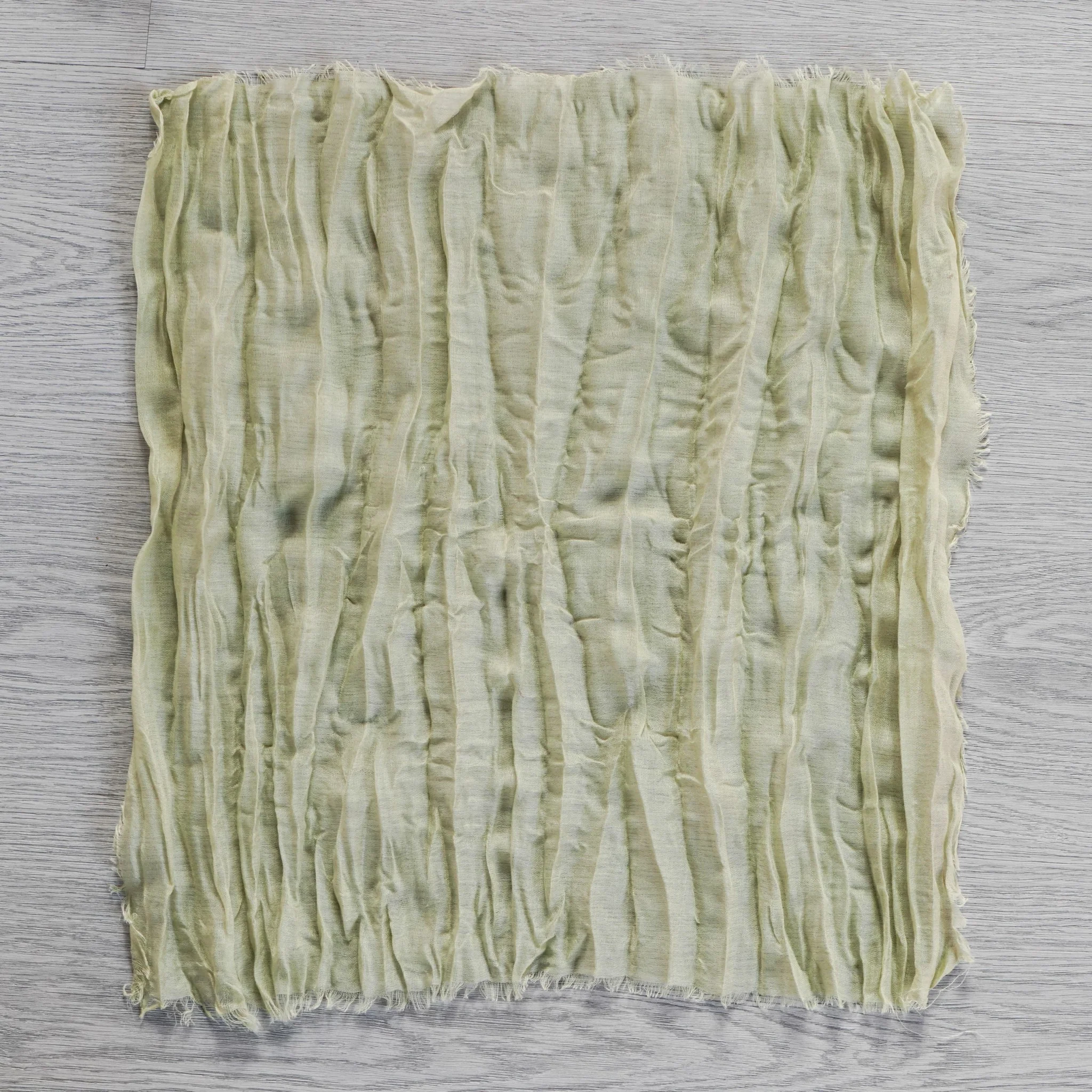 Cheesecloth Gauze Linen Napkin 20"x20" (5pc/pk) - Sage Green - Image 2