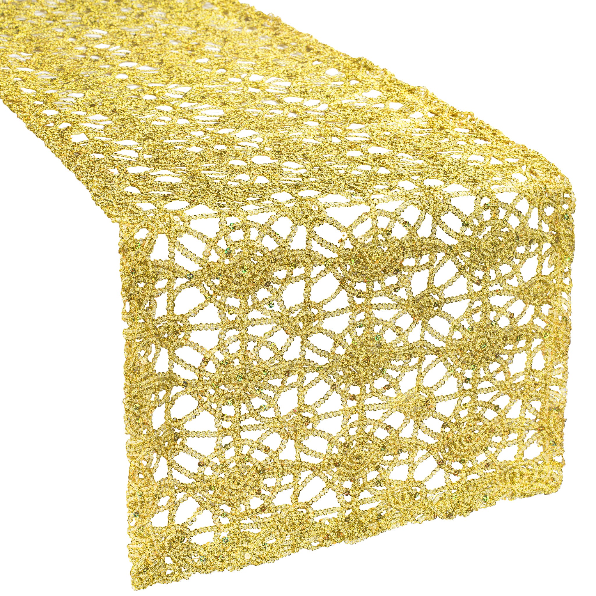 Chemical Lace Table Runner - Gold - Image 3