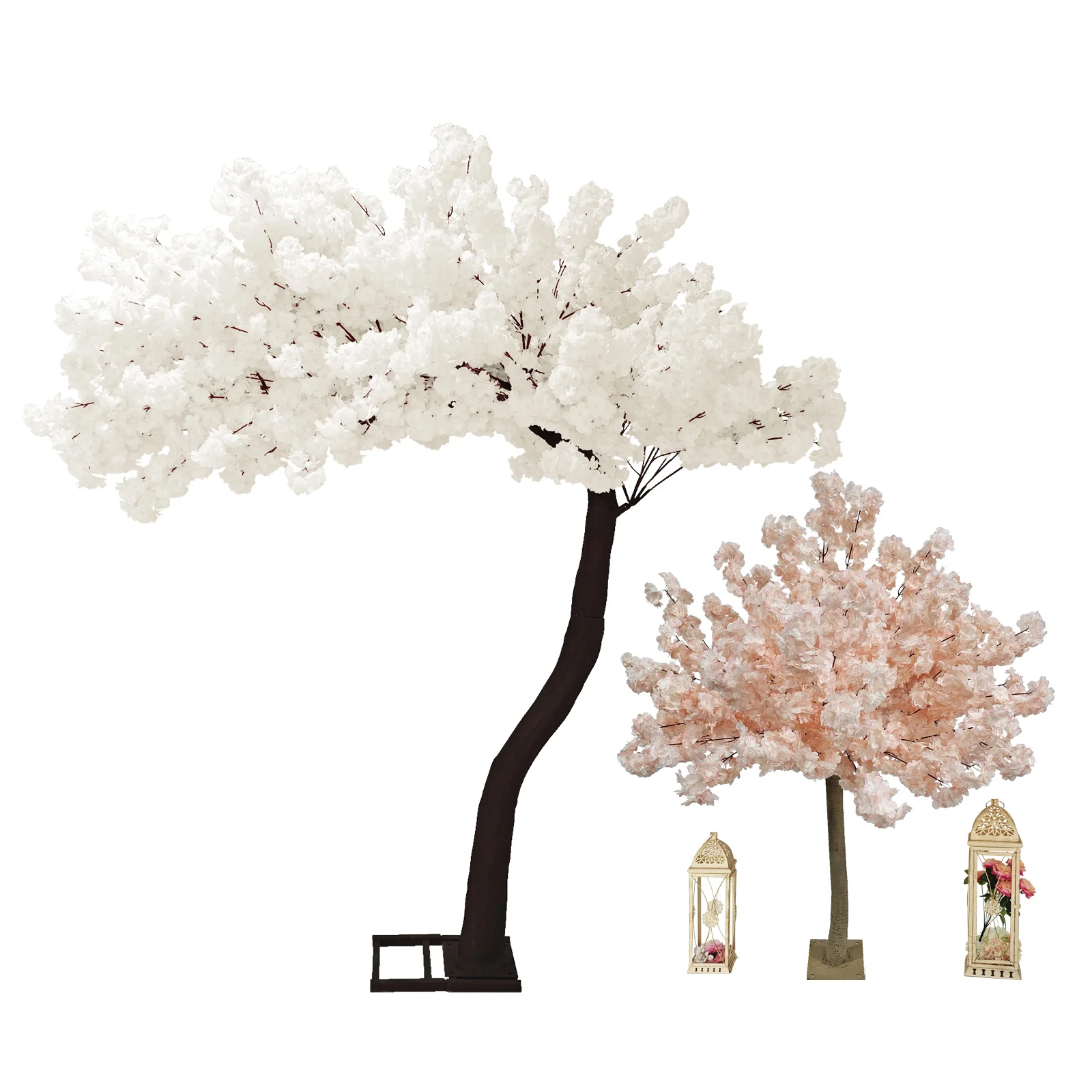 9.5ft Cherry Blossom Tree Backdrop Frame Stand - White - Image 5