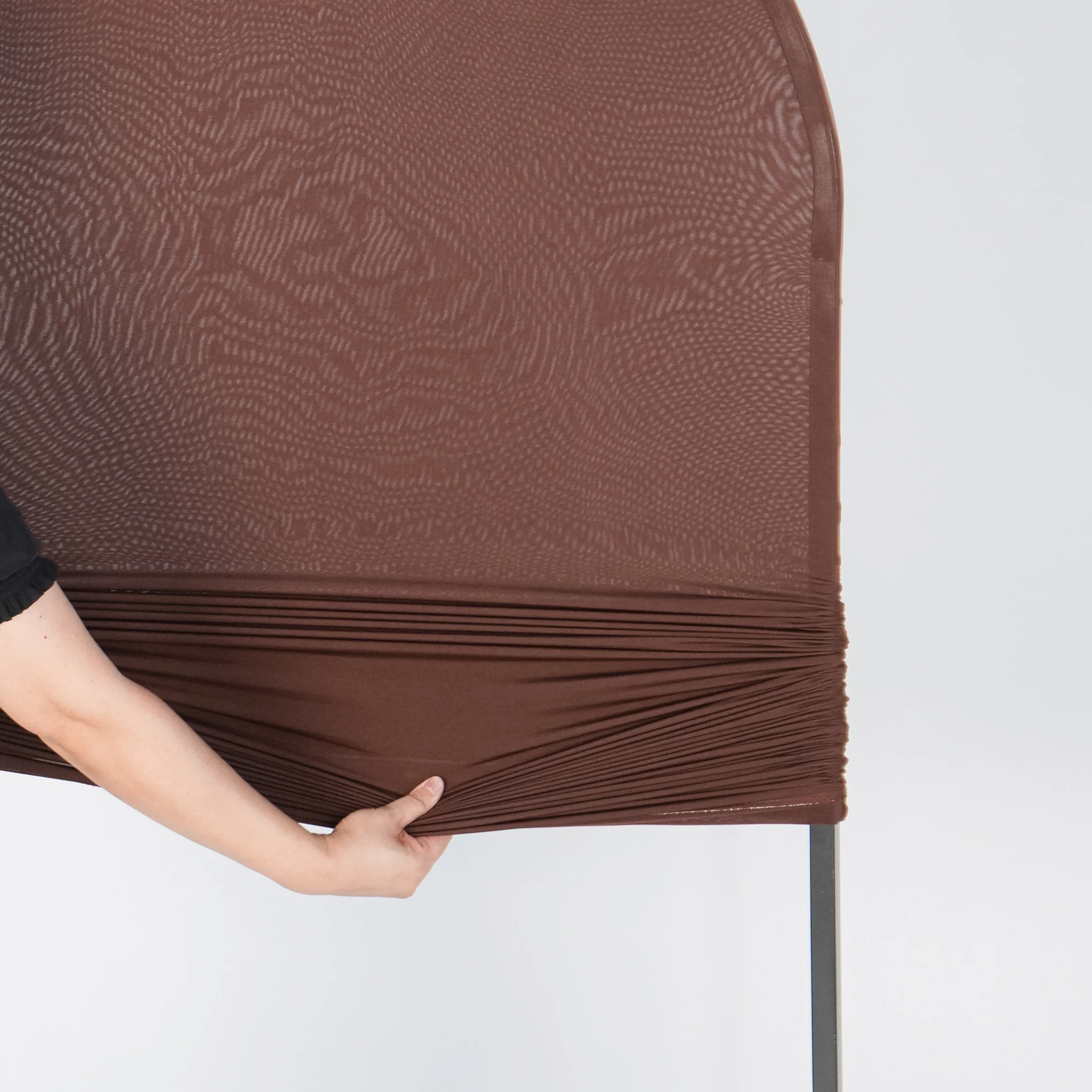 Spandex Arch Covers for Chiara Frame Backdrop 3pc/set - Chocolate - Image 4