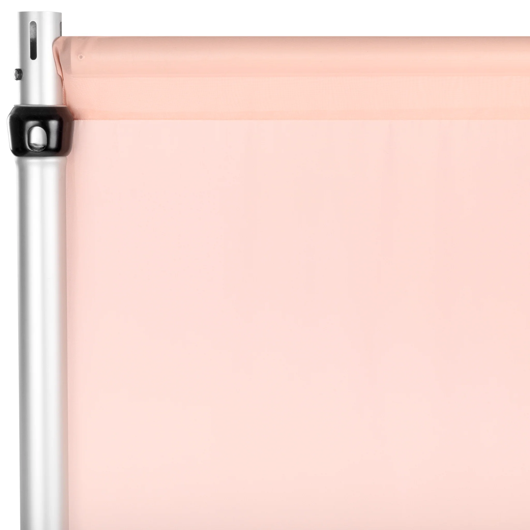 Chiffon Curtain Drape 10ft H x 58" W Panel - Blush/Rose Gold - Image 3
