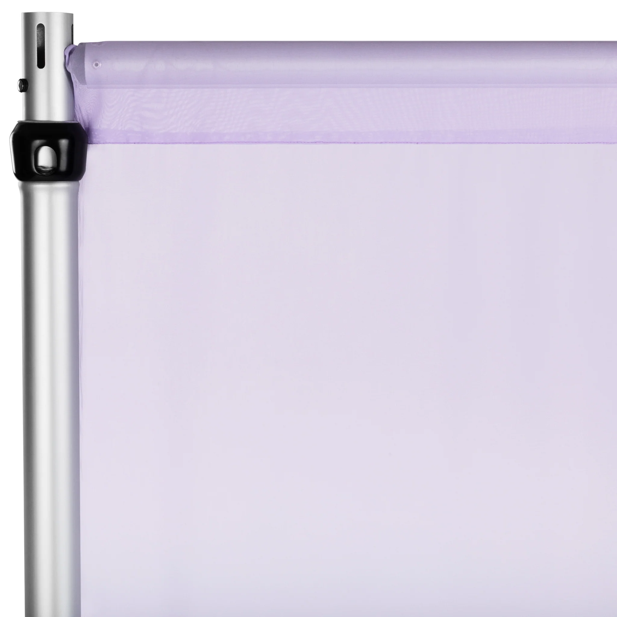 Chiffon Curtain Drape 10ft H x 58" W Panel - Lavender - Image 2