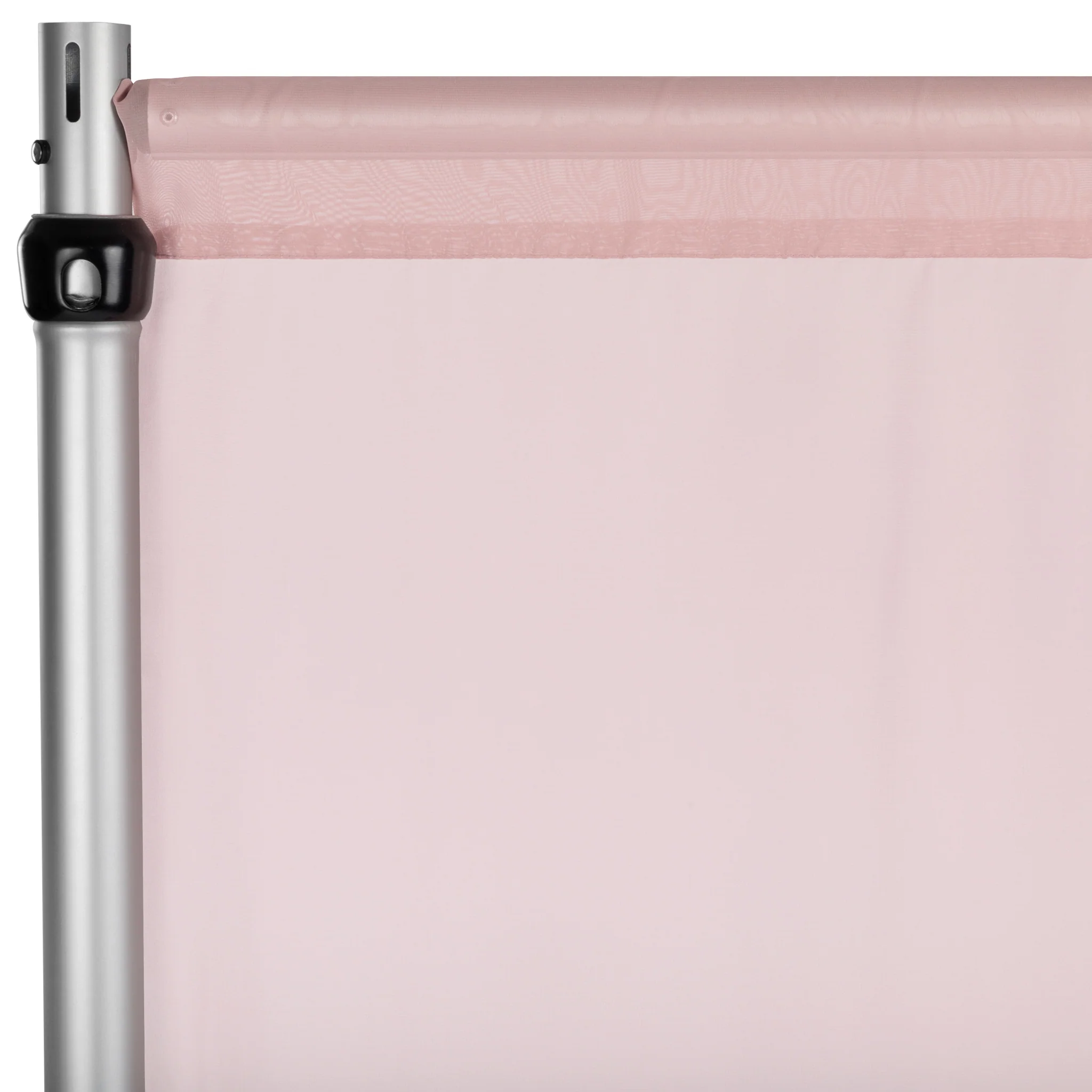Chiffon Curtain Drape 14ft H x 58" W Panel - Dusty Rose/Mauve - Image 2