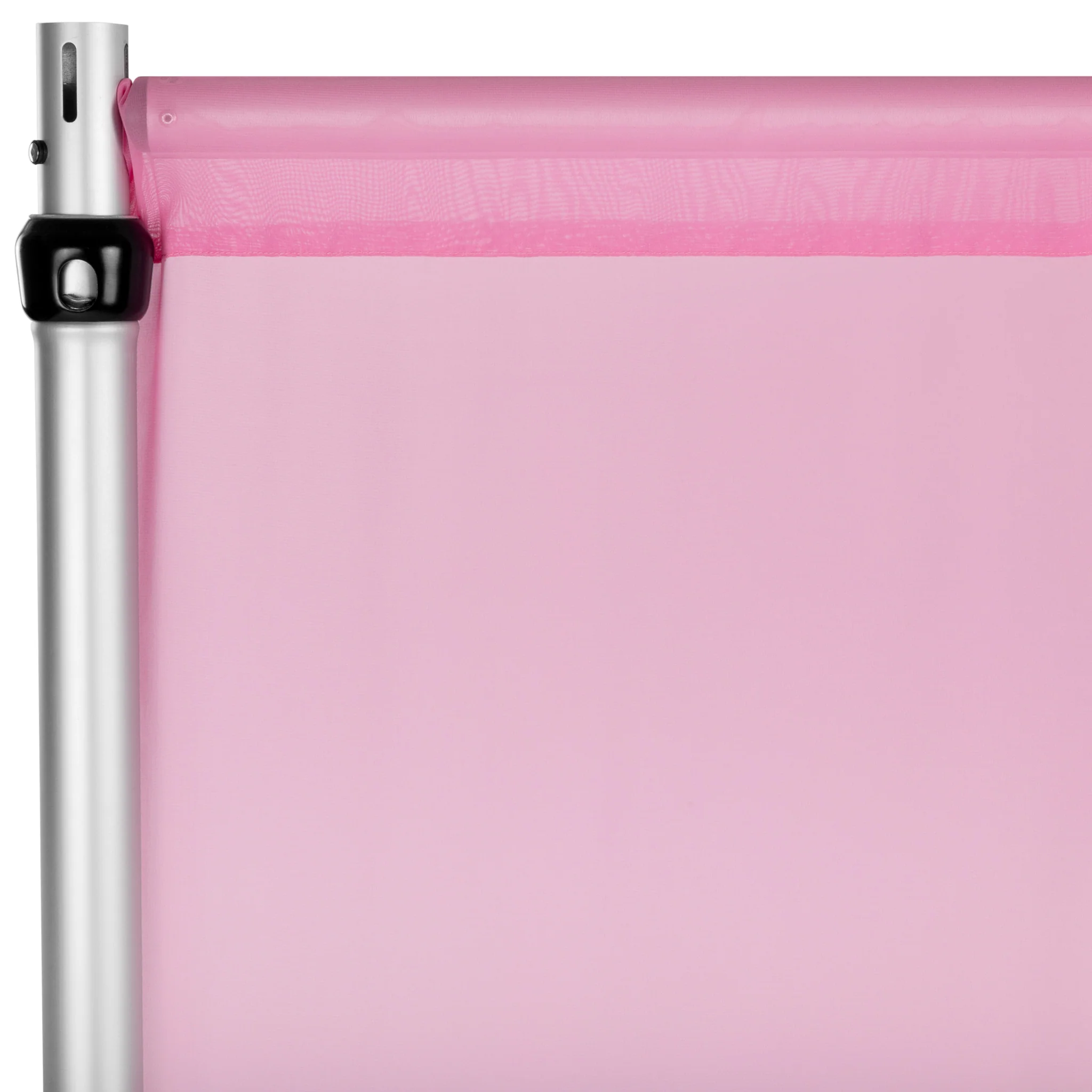Chiffon Curtain Drape 14ft H x 58" W Panel - Pink - Image 3