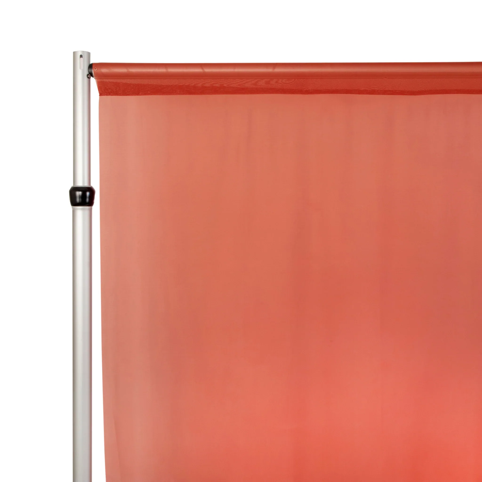 Chiffon Curtain Drape 14ft H x 58" W Panel - Rust - Image 2