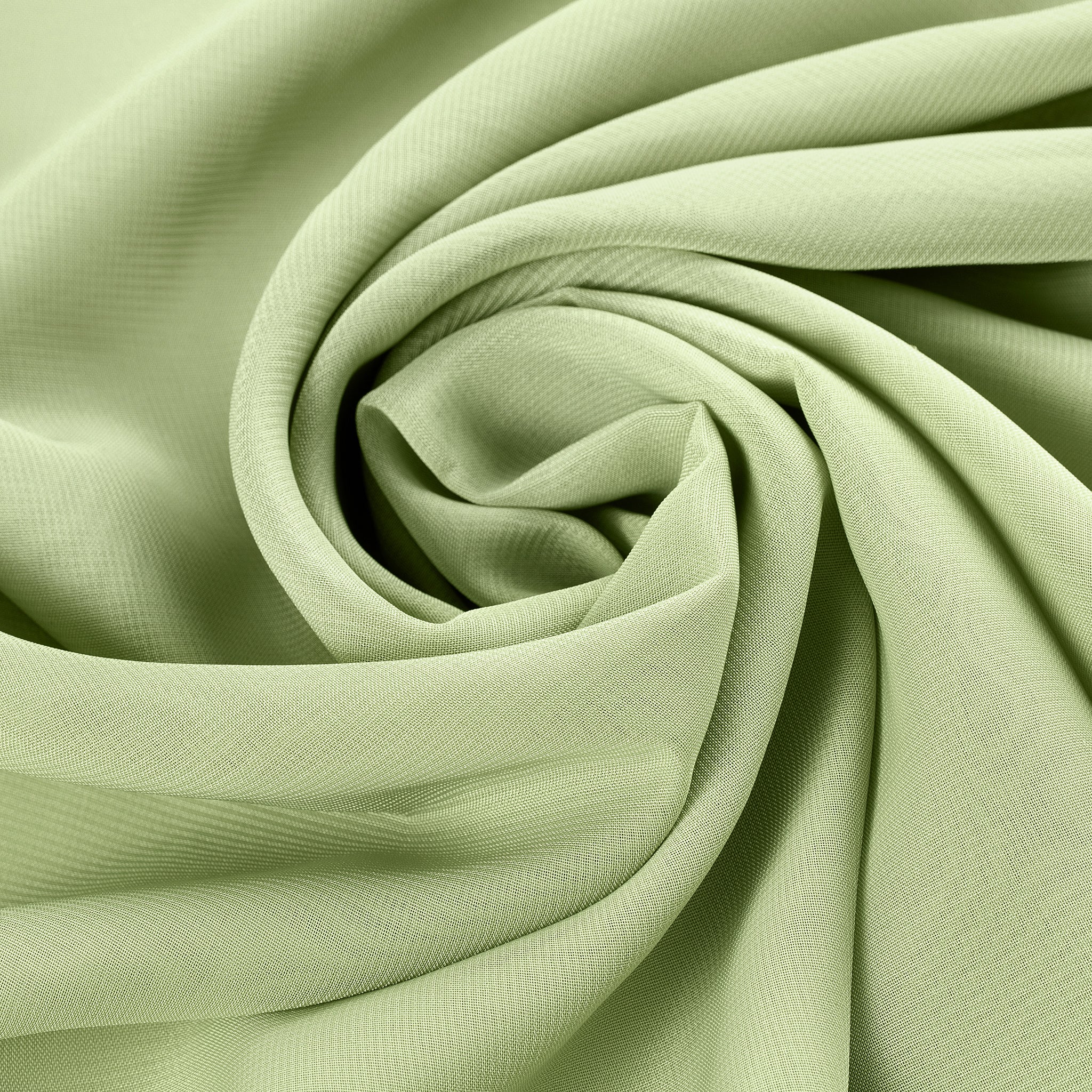 Chiffon Fabric Bolt 58" x 10 yards - Sage Green - Image 2