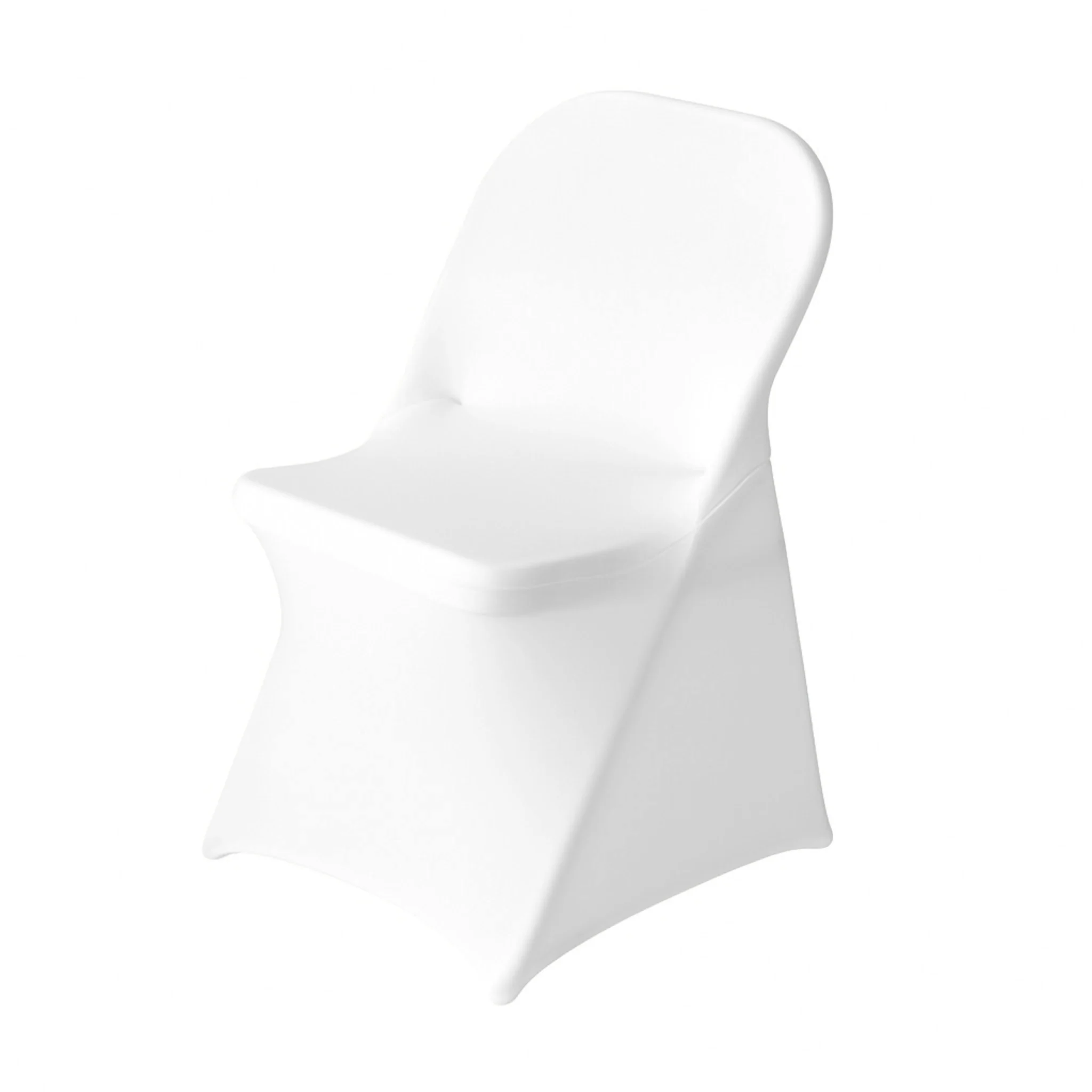 Classic Lifetime Spandex Folding Chair Cover - White