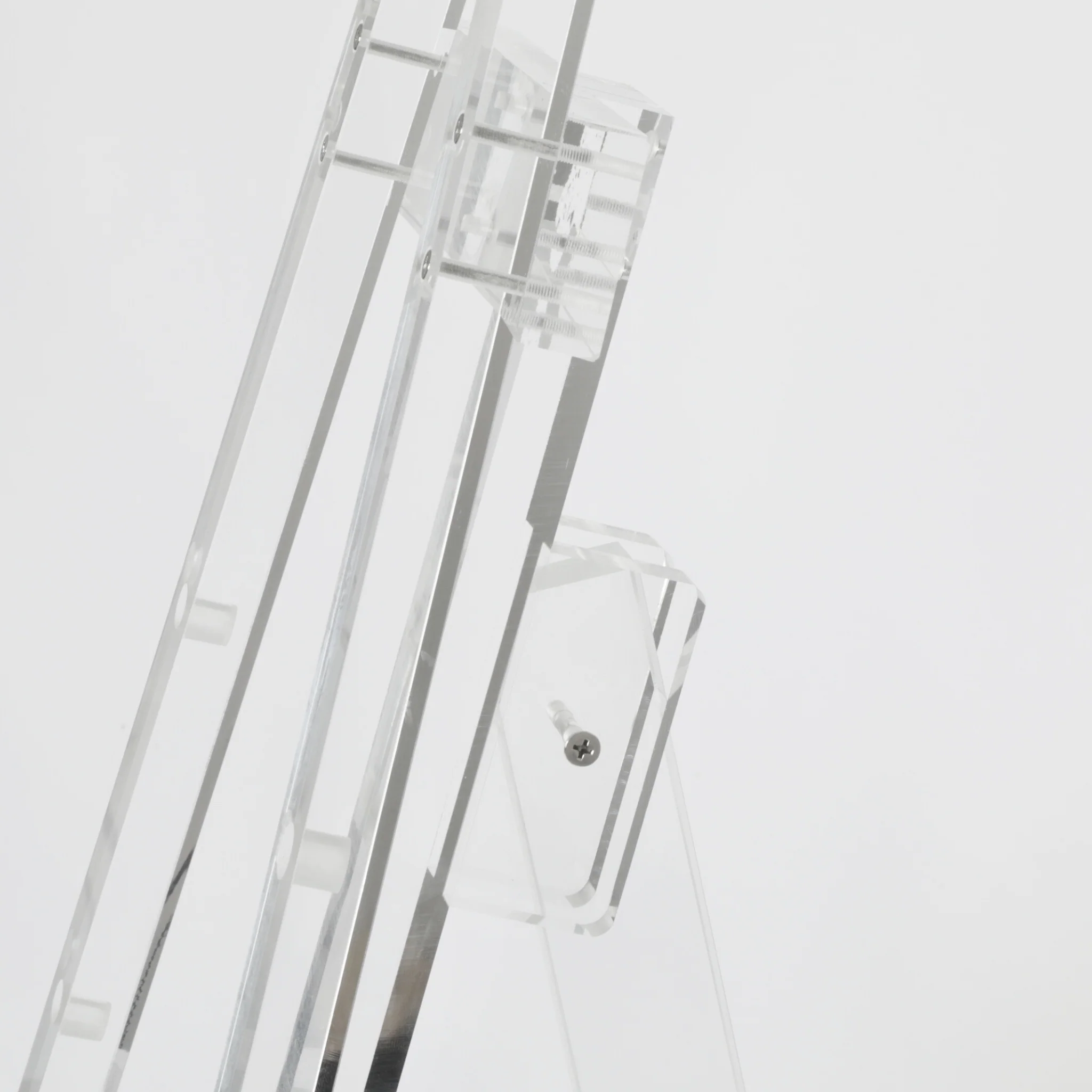 Clear Acrylic Tripod Floor Easel Stand - Image 2