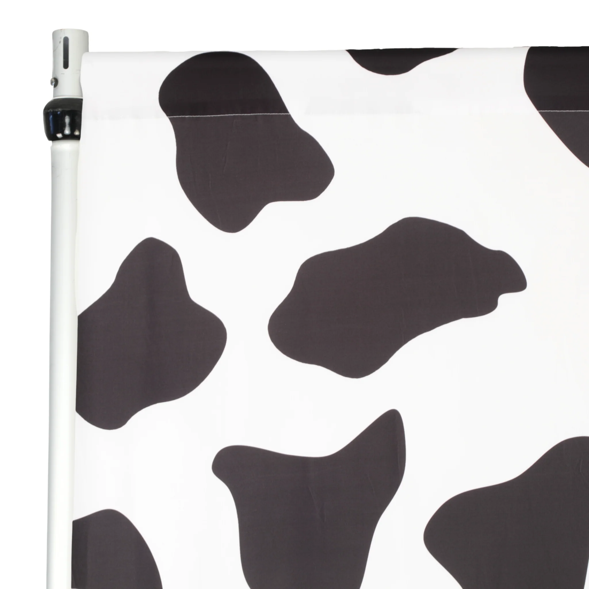Cow Animal Print Spandex 4-way Stretch Drape Curtain 12ft H x 60" W - Image 4