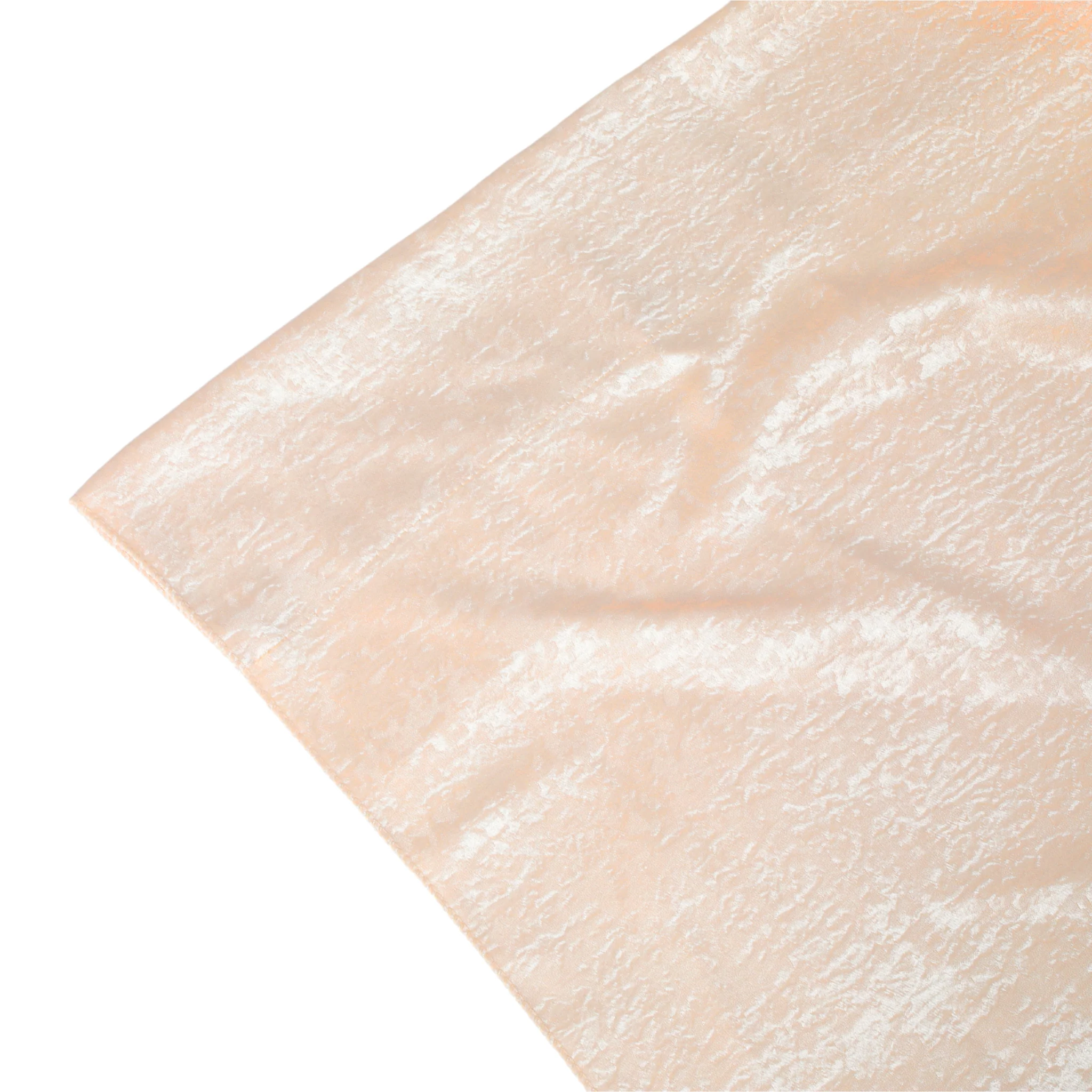 Crinkle Shimmer 10ft H x 52" W Drape/Backdrop Panel - Champagne - Image 2