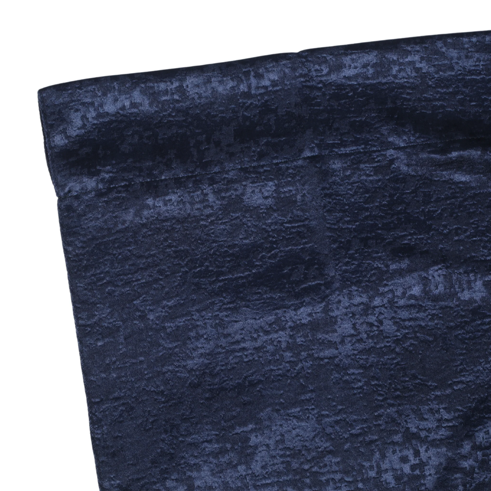 Crinkle Shimmer 10ft H x 52" W Drape/Backdrop Panel - Navy Blue - Image 2