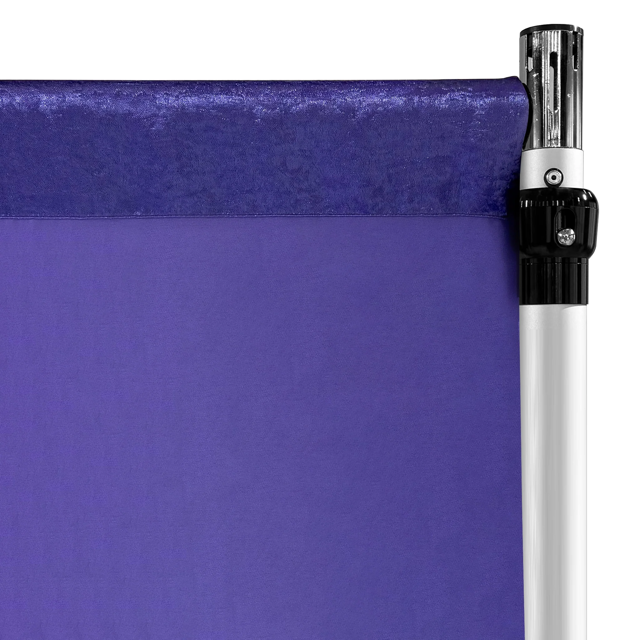 Crinkle Shimmer 10ft H x 52" W Drape/Backdrop Panel - Purple - Image 4