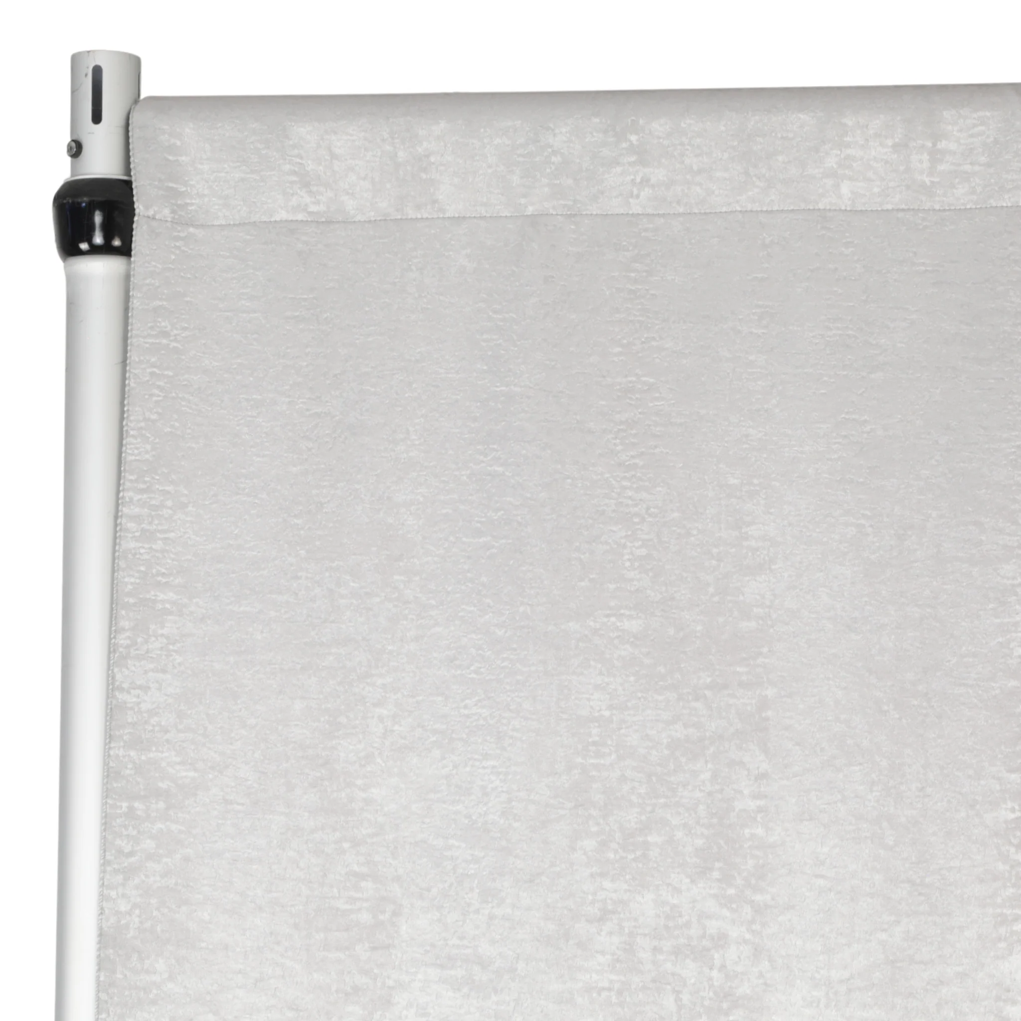Crinkle Shimmer 10ft H x 52" W Drape/Backdrop Panel - Silver - Image 3