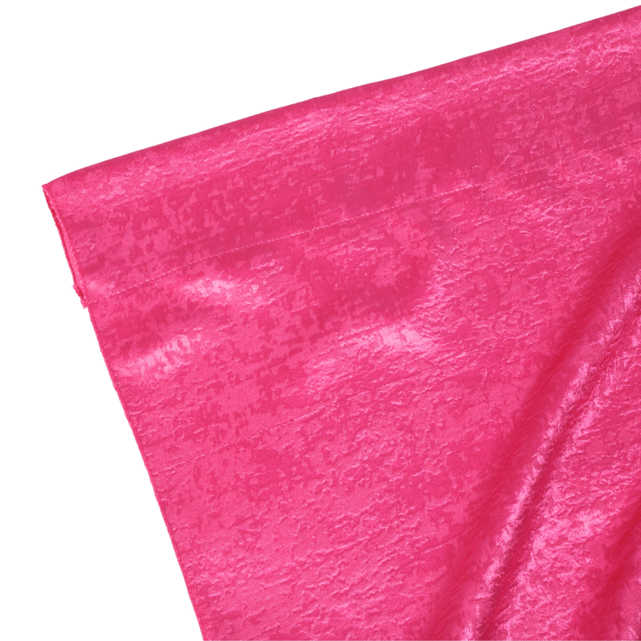 Crinkle Shimmer 12ft H x 52" W Drape/Backdrop Panel - Fuchsia - Image 3