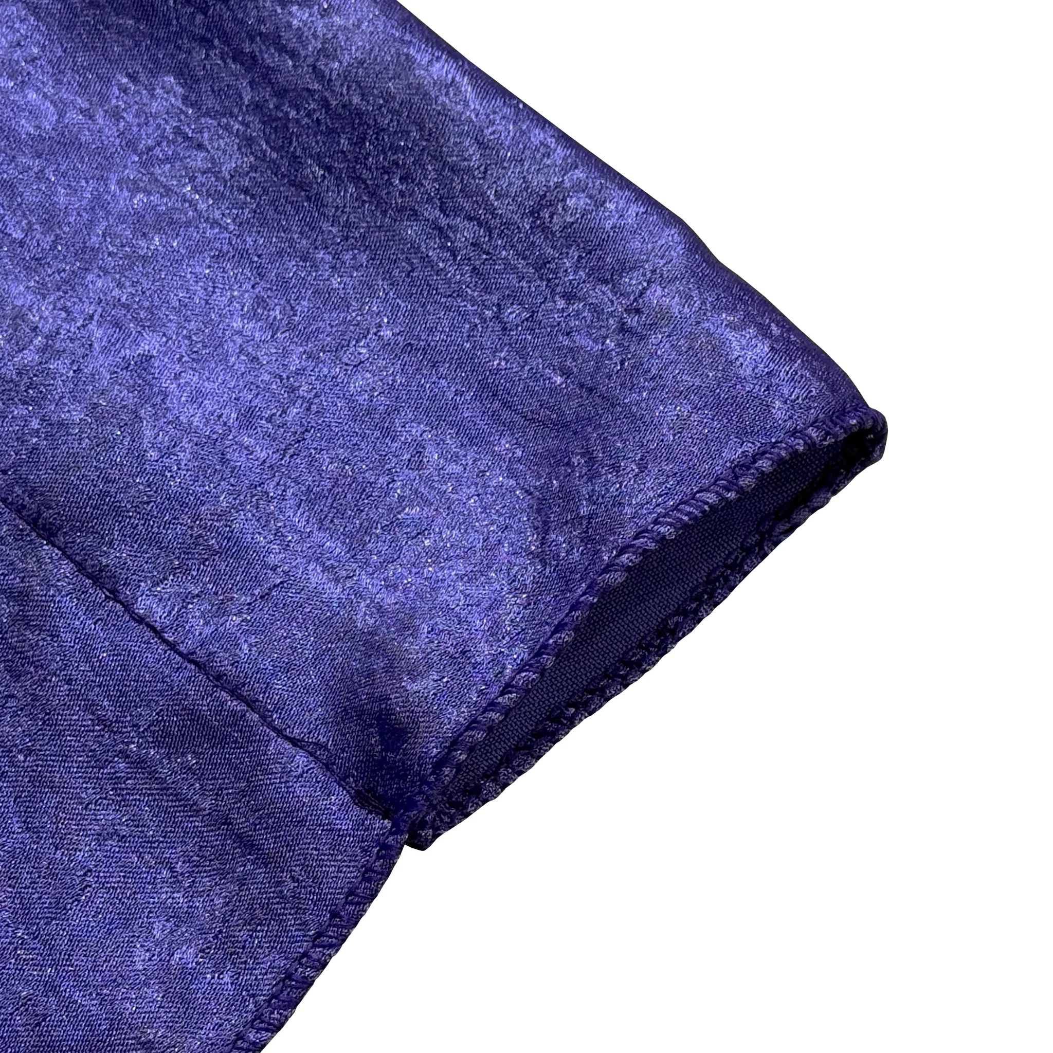 Crinkle Shimmer 12ft H x 52" W Drape/Backdrop Panel - Purple - Image 4