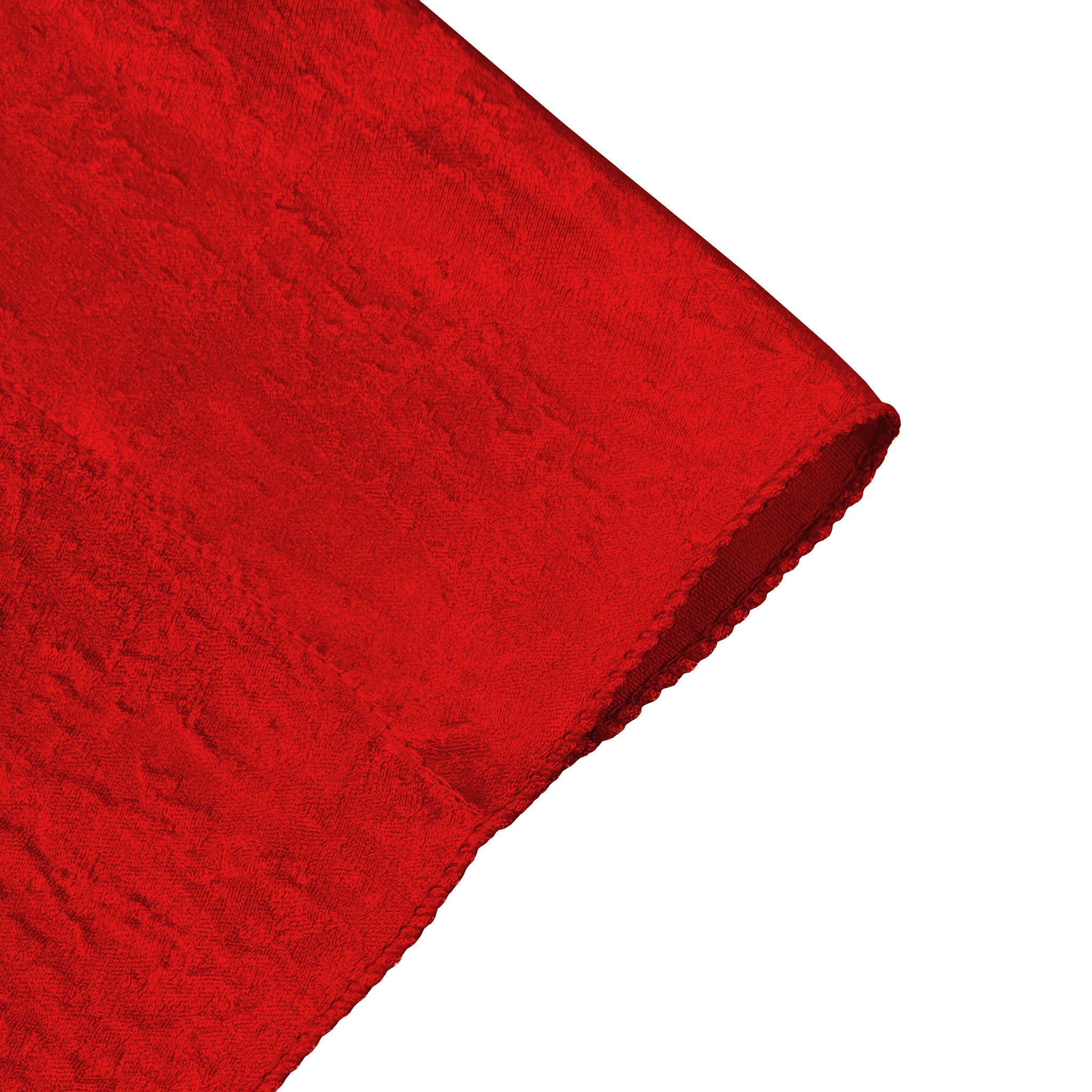 Crinkle Shimmer 12ft H x 52" W Drape/Backdrop Panel - Red - Image 3