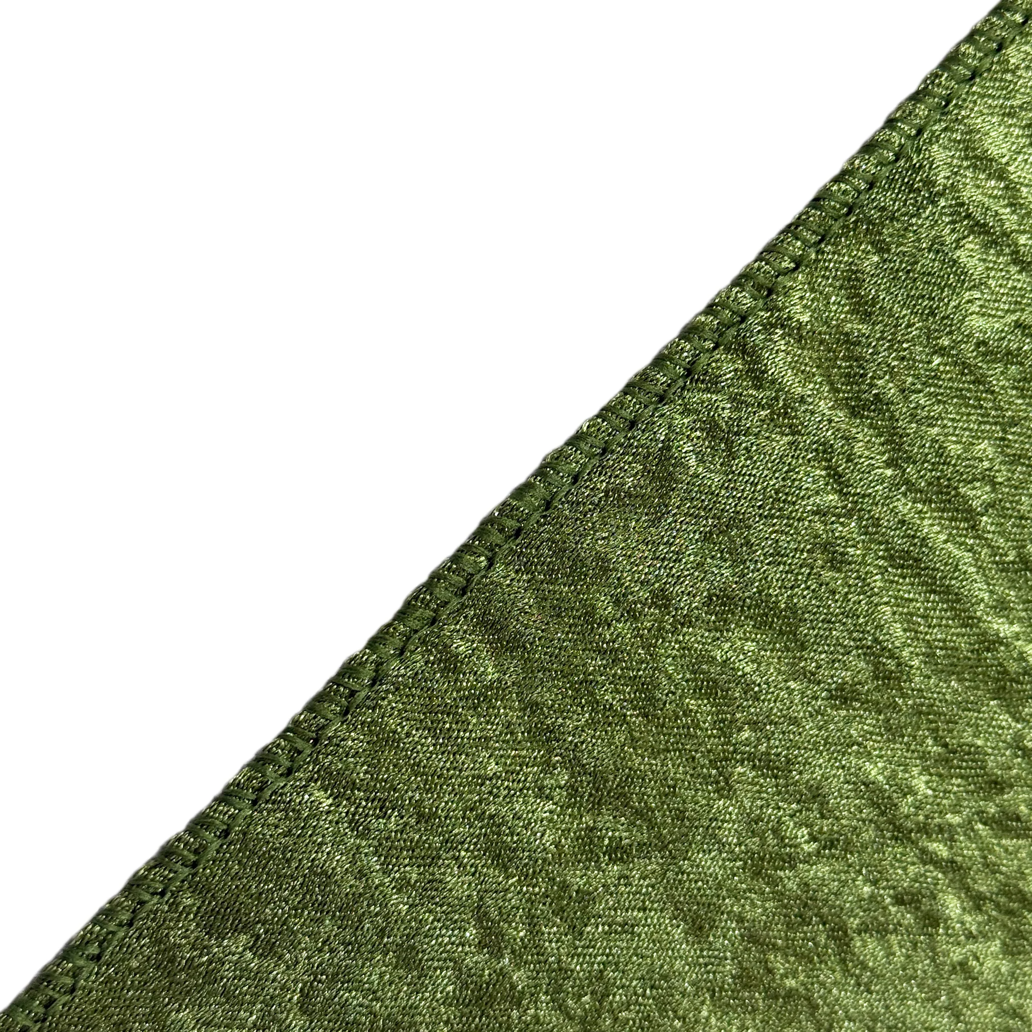 Crinkle Shimmer 12ft H x 52" W Drape/Backdrop Panel - Willow Green - Image 4