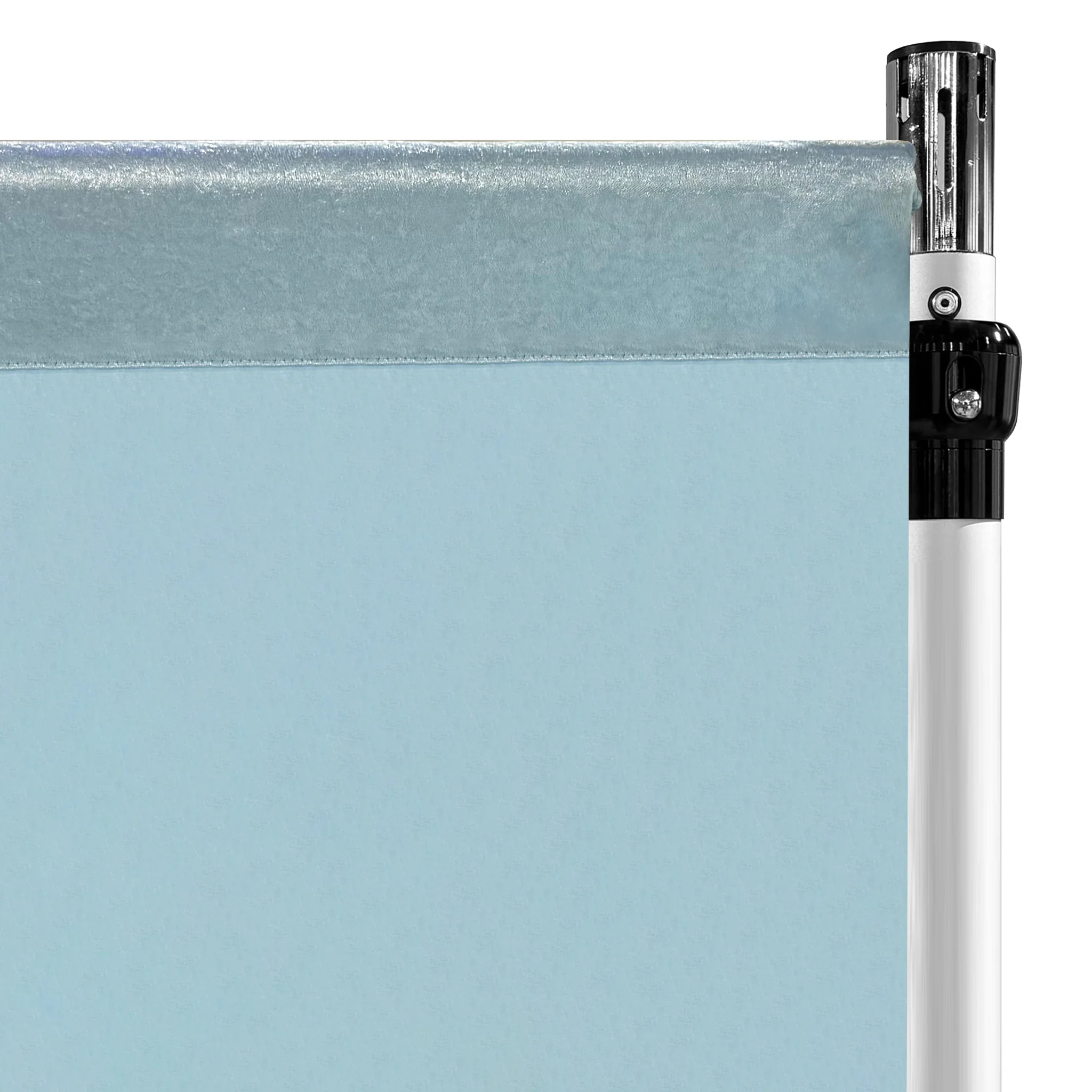 Crinkle Shimmer 12ft H x 52" W Drape/Backdrop Panel - Baby Blue - Image 5