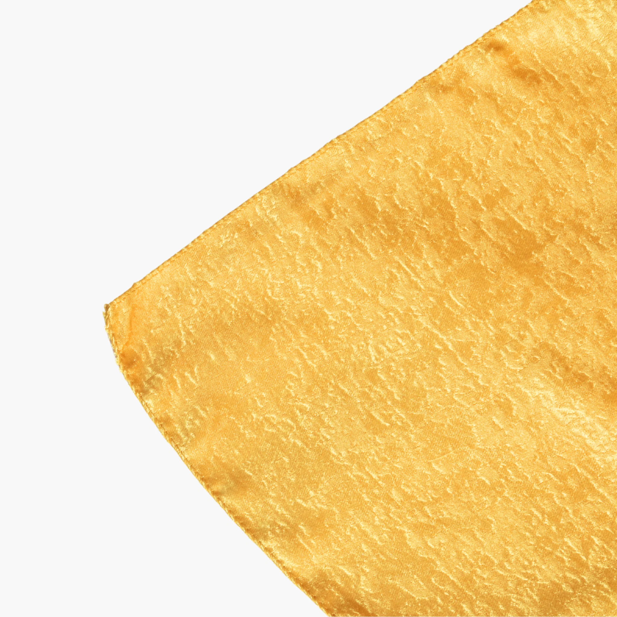 Crinkle Shimmer 90"x132" Rectangular Tablecloth - Gold - Image 5