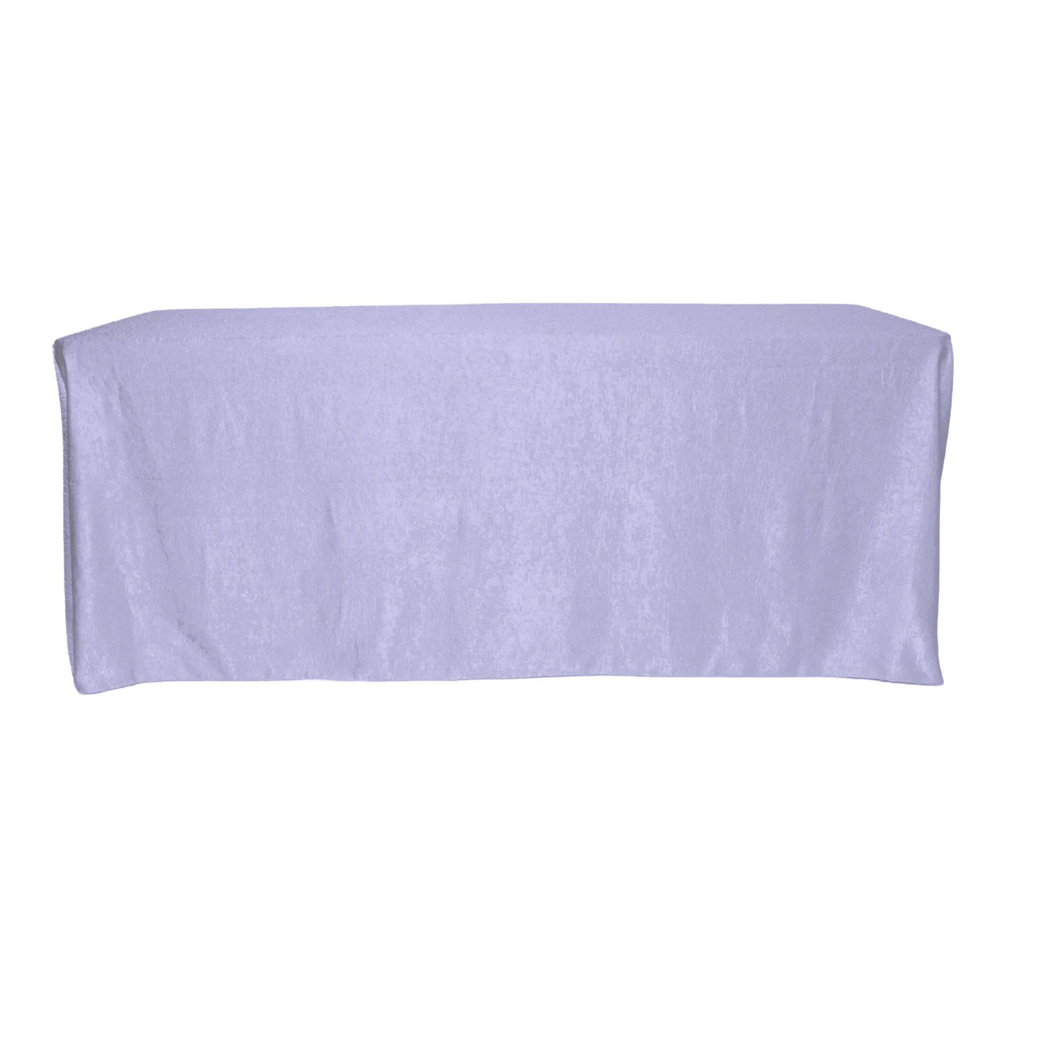 Crinkle Shimmer 90"x132" Rectangular Tablecloth - Lavender - Image 2