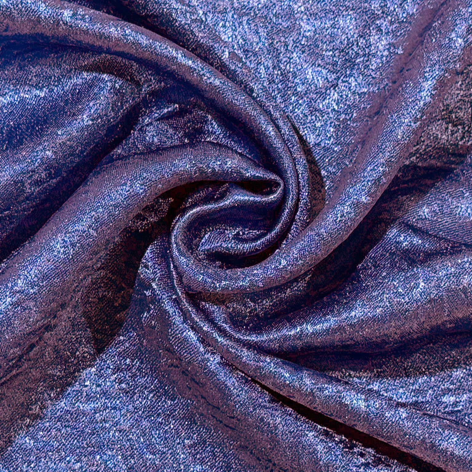 Crinkle Shimmer 90"x156" Rectangular Tablecloth - Purple - Image 2