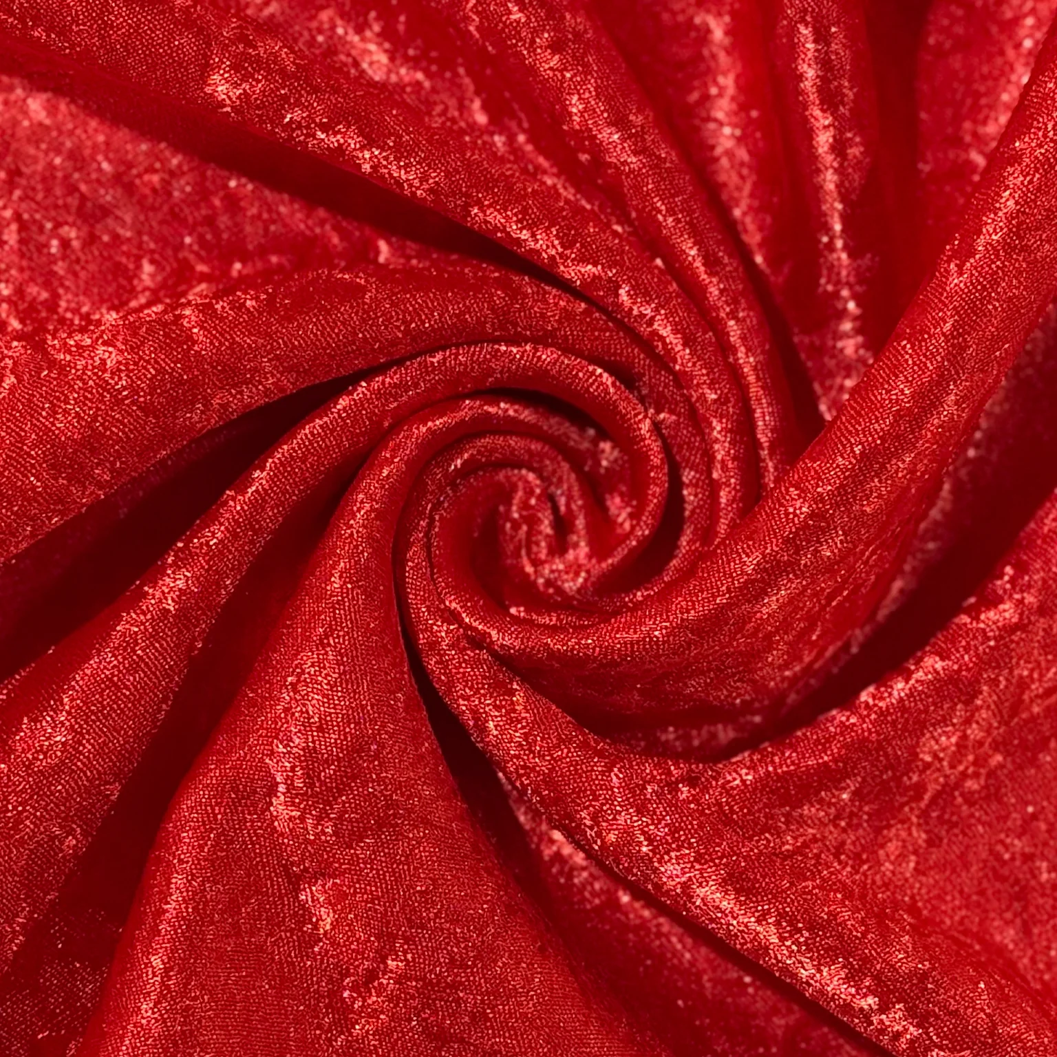 Crinkle Shimmer 90"x156" Rectangular Tablecloth - Red - Image 2