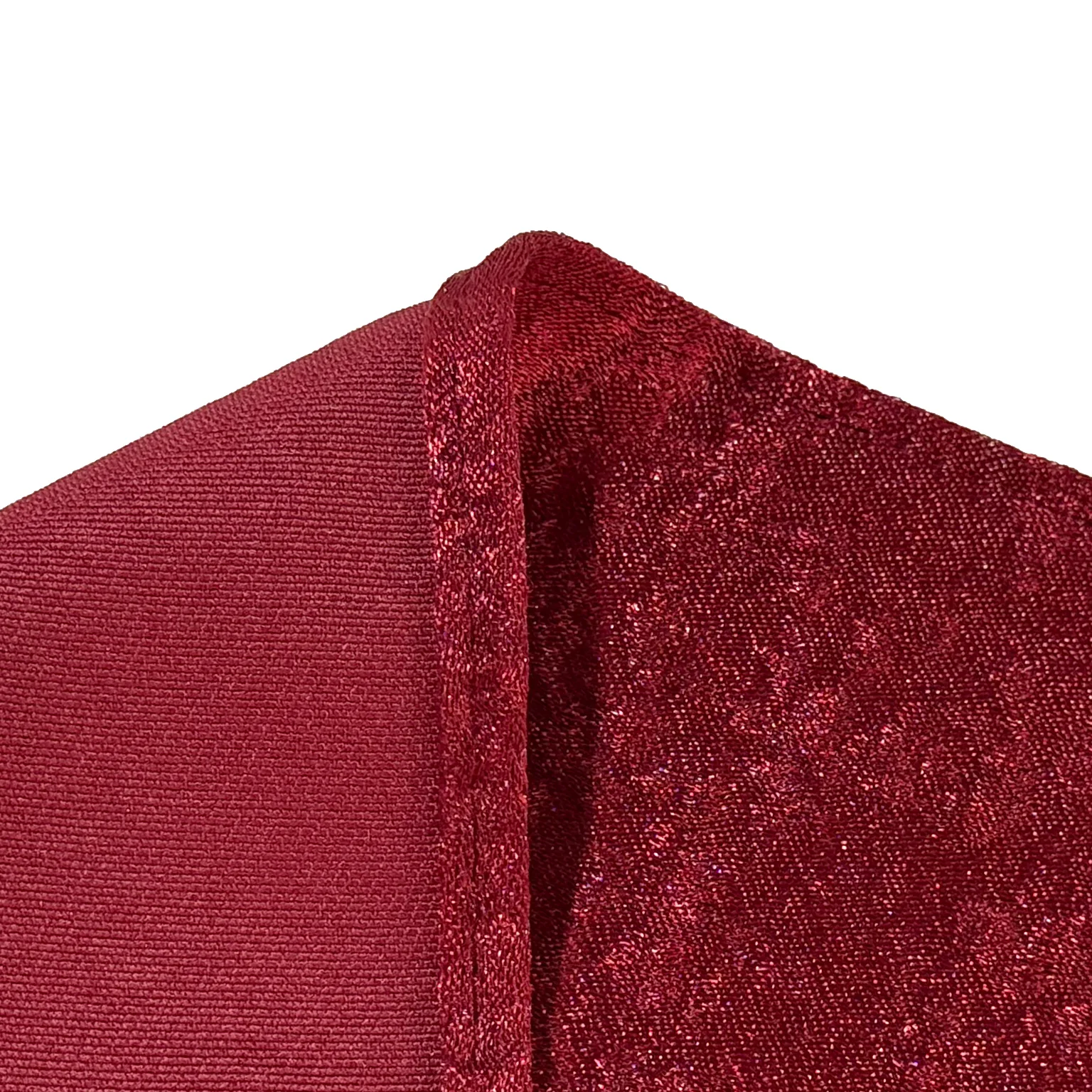 5 pcs/pk Crinkle Shimmer Napkin 20"x20" - Burgundy - Image 4
