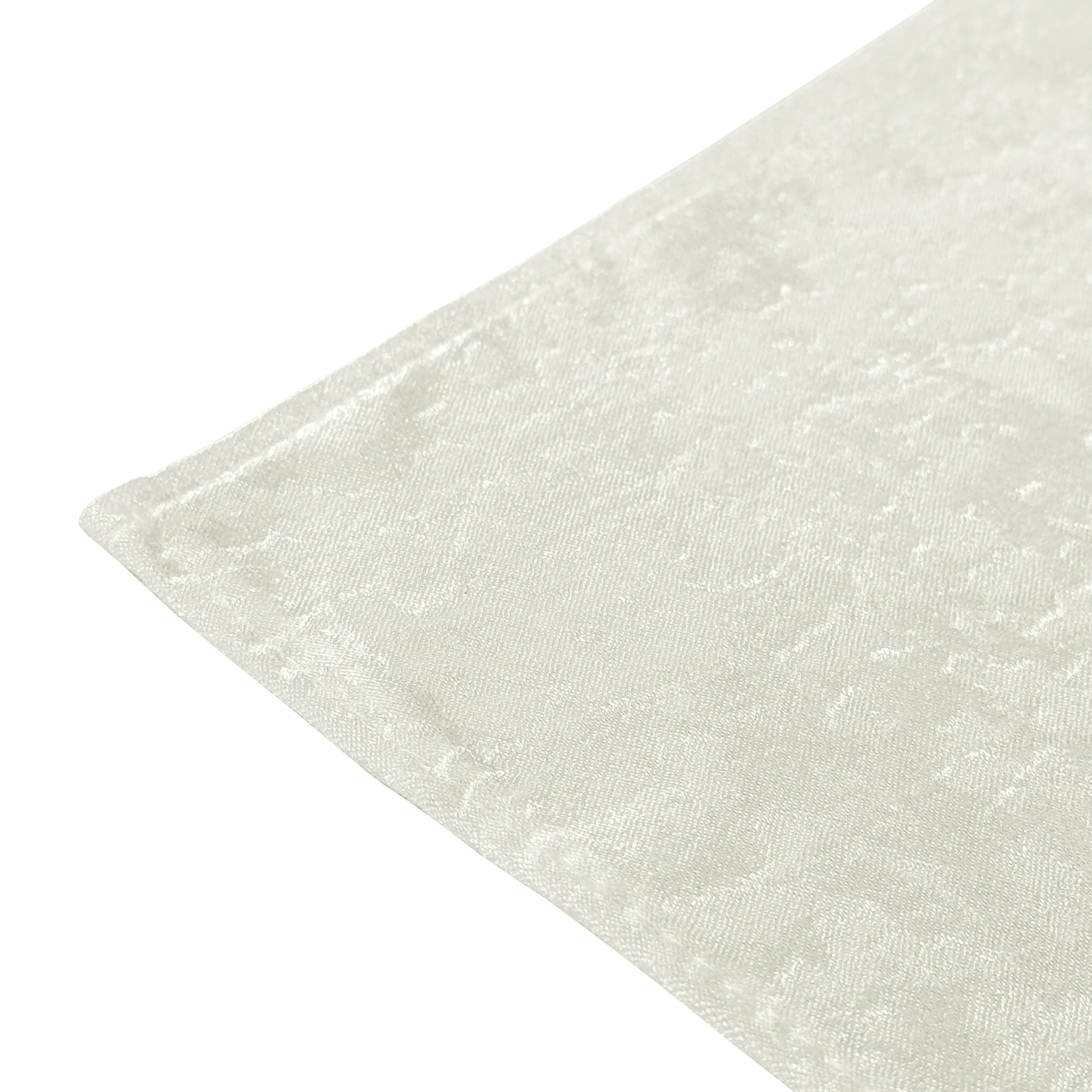 5 pcs/pk Crinkle Shimmer Napkin 20"x20" - Ivory - Image 4