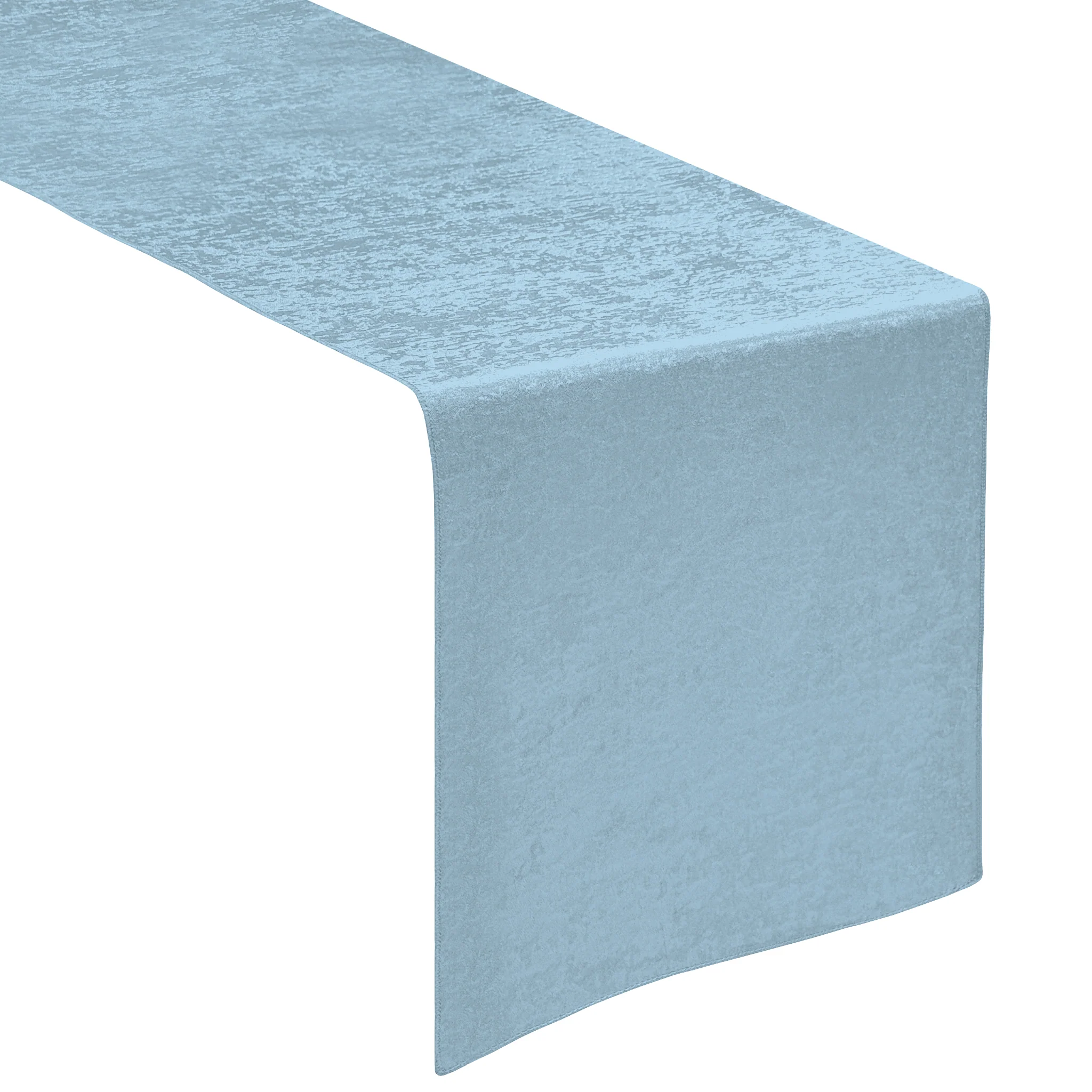 Crinkle Shimmer Table Runner - Baby Blue - Image 4