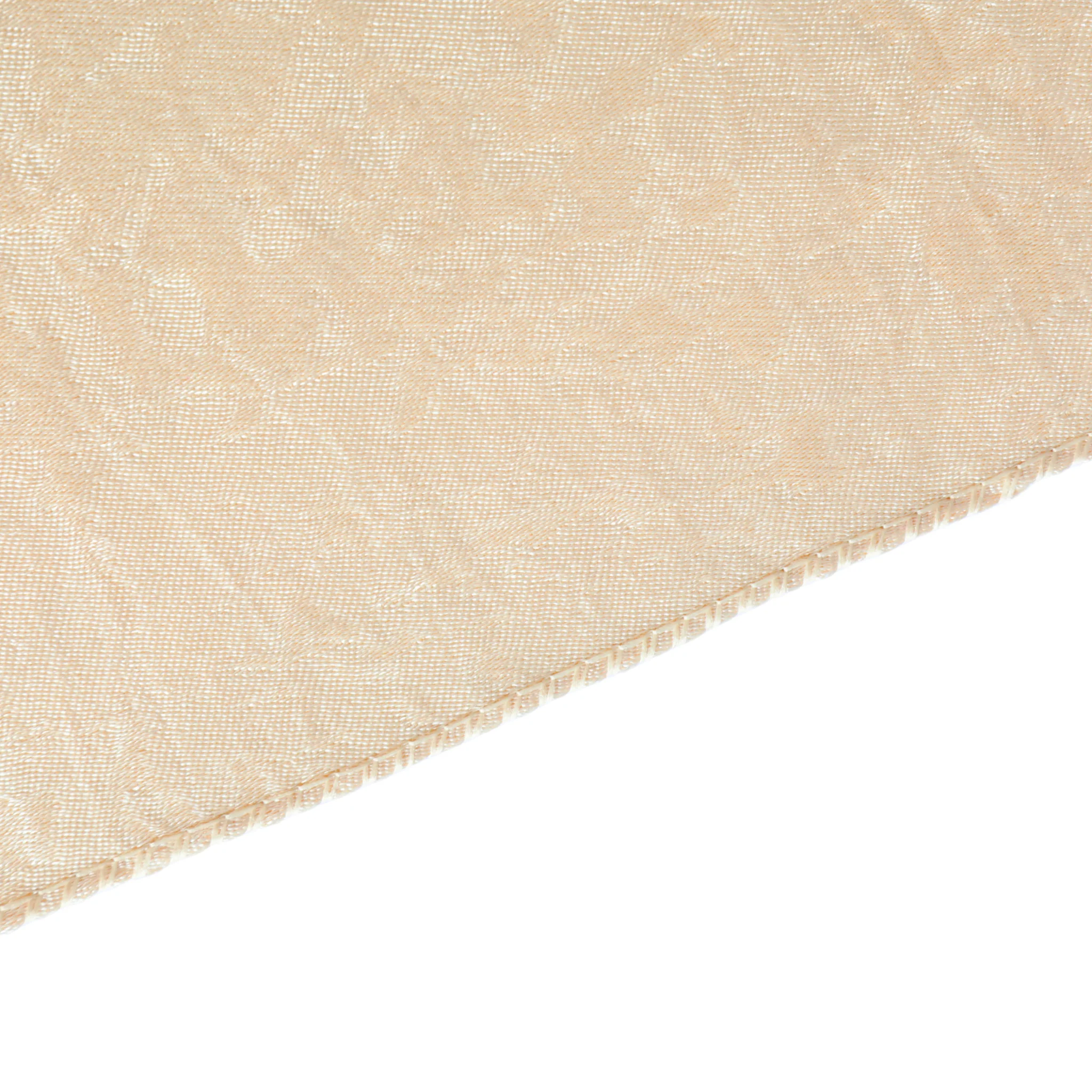 Crinkle Shimmer Table Runner - Champagne - Image 4