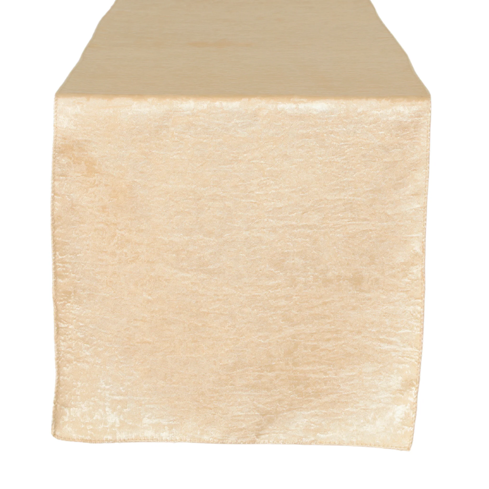 Crinkle Shimmer Table Runner - Champagne - Image 5
