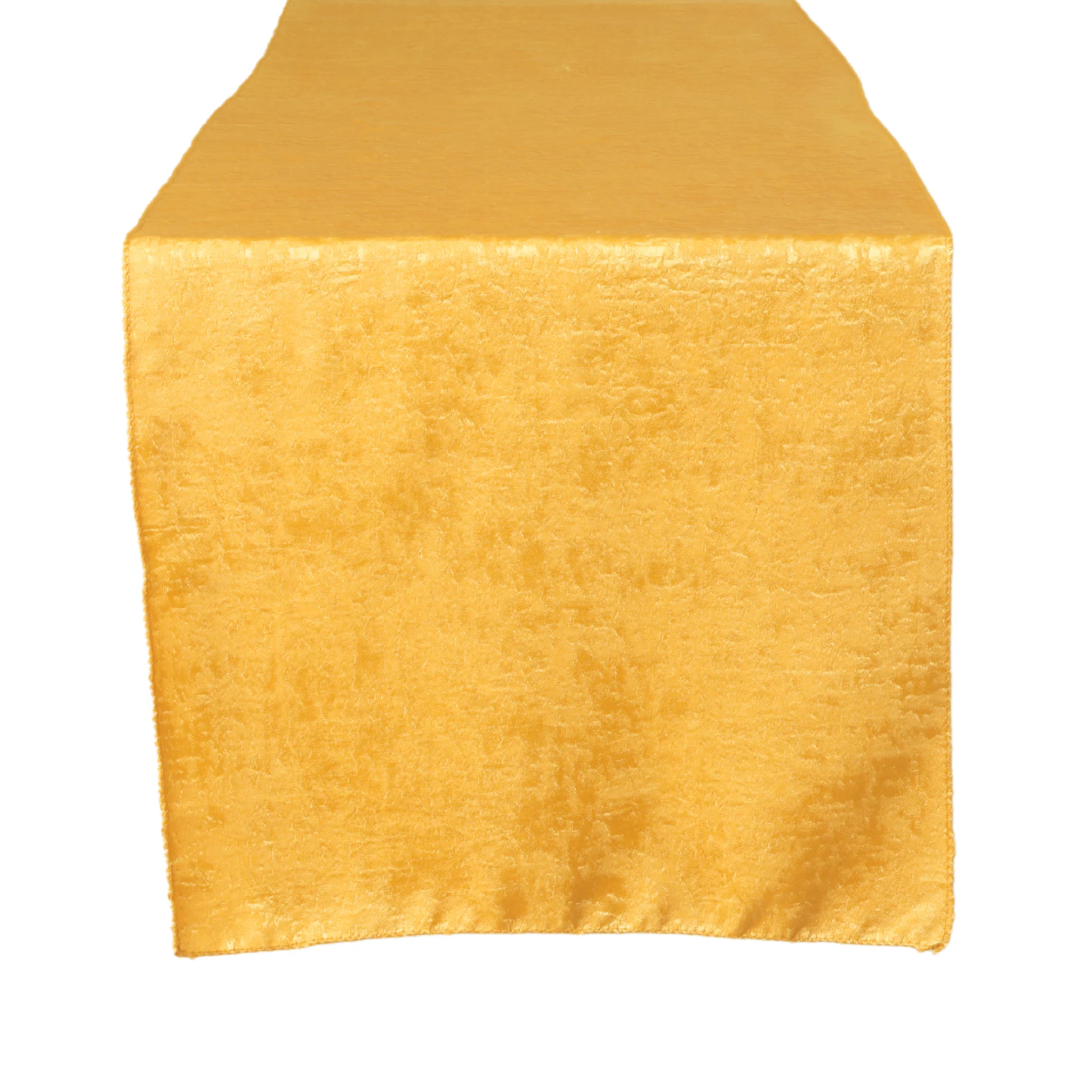 Crinkle Shimmer Table Runner - Gold - Image 5