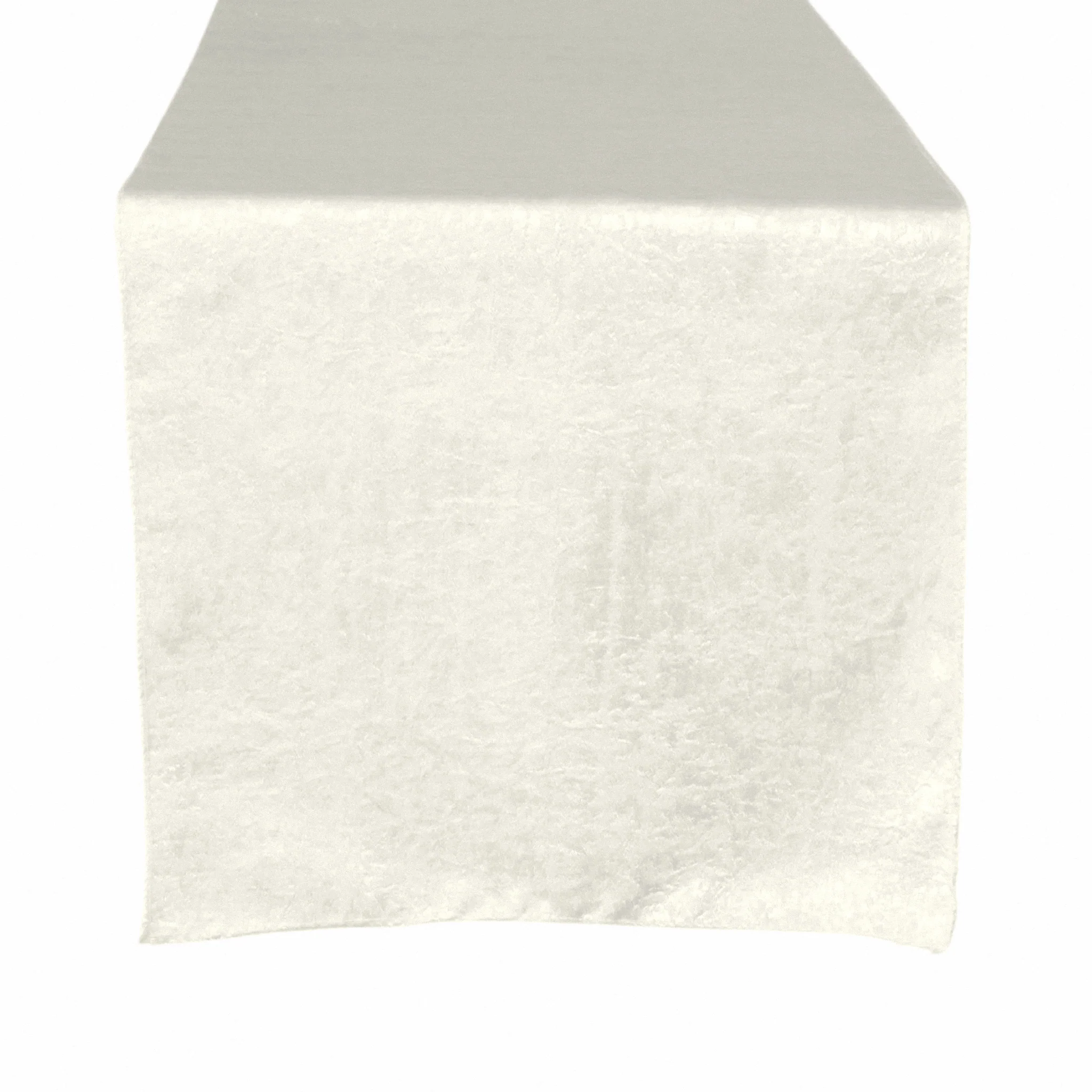 Crinkle Shimmer Table Runner - Ivory - Image 5