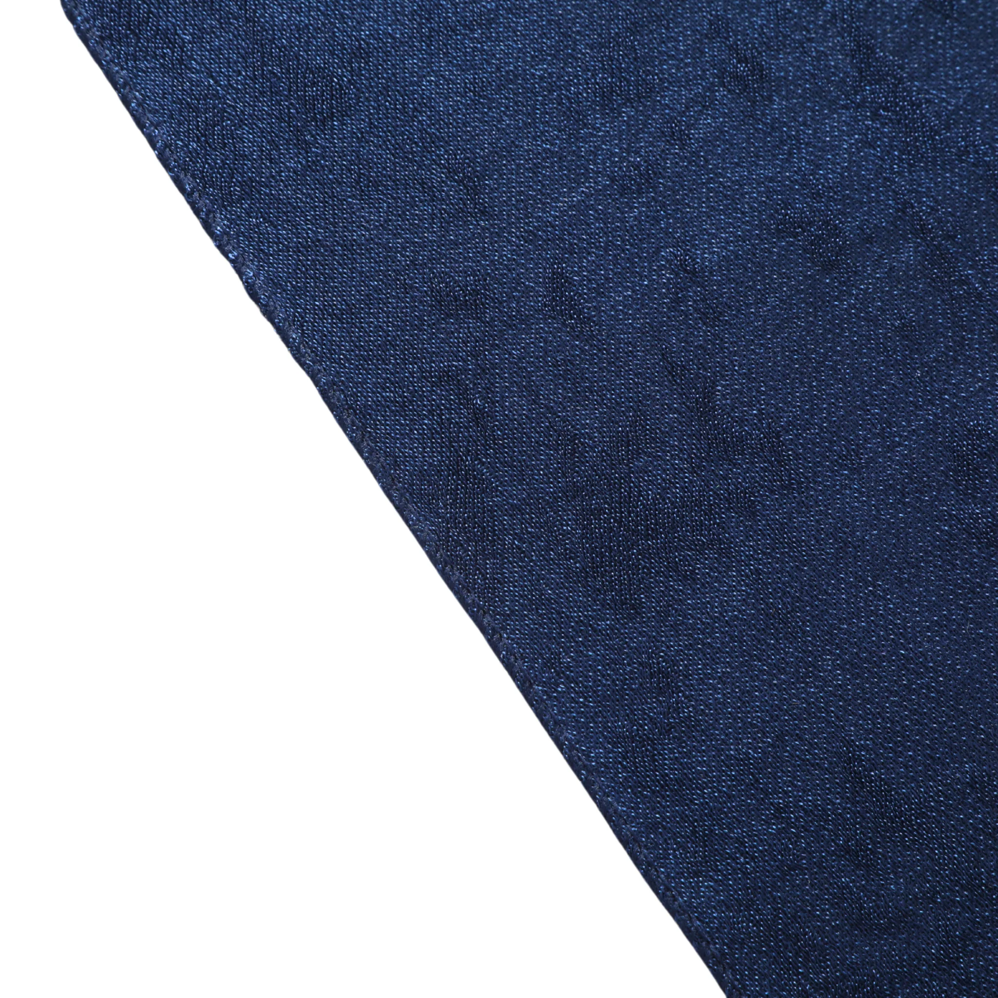 Crinkle Shimmer Table Runner - Navy Blue - Image 5