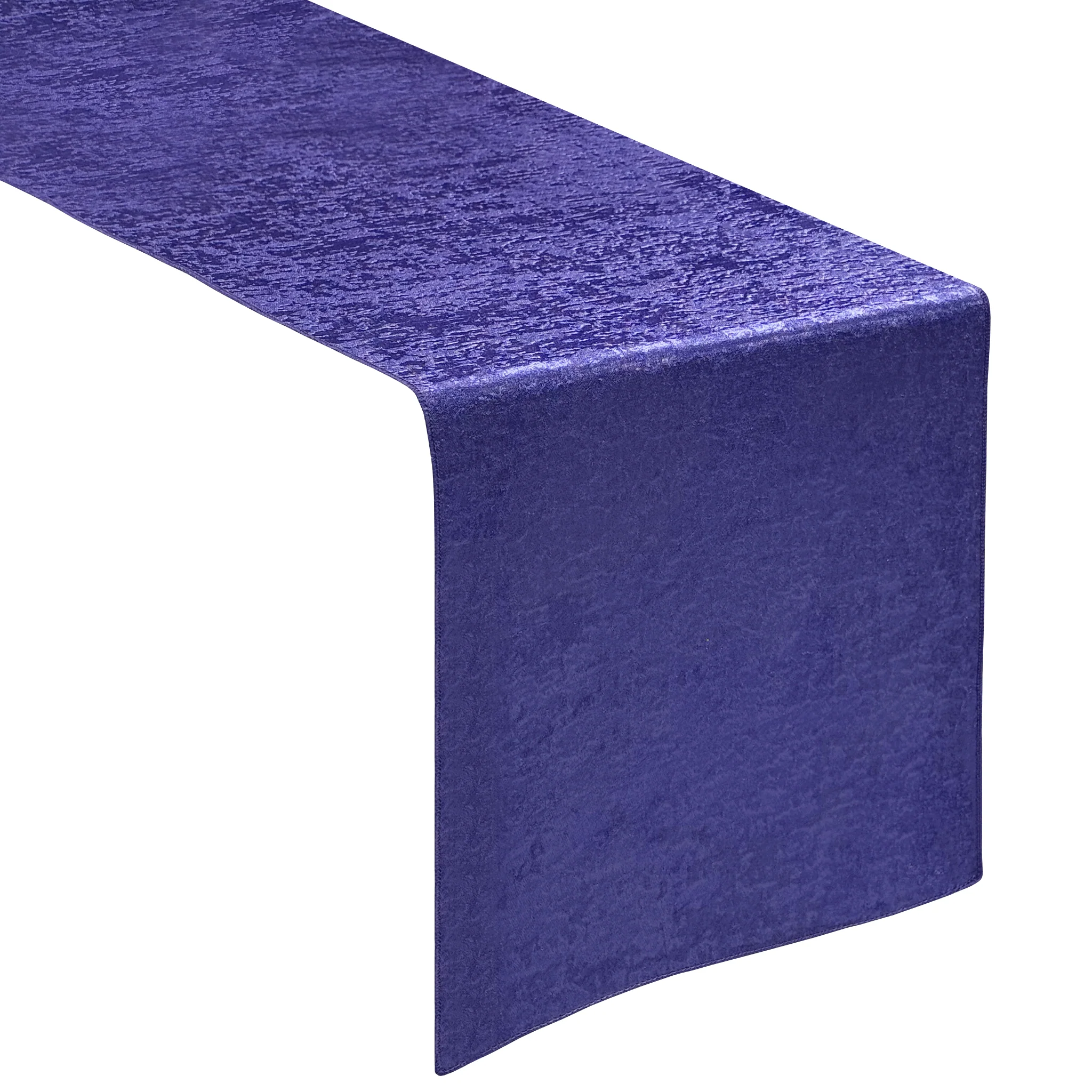 Crinkle Shimmer Table Runner - Purple