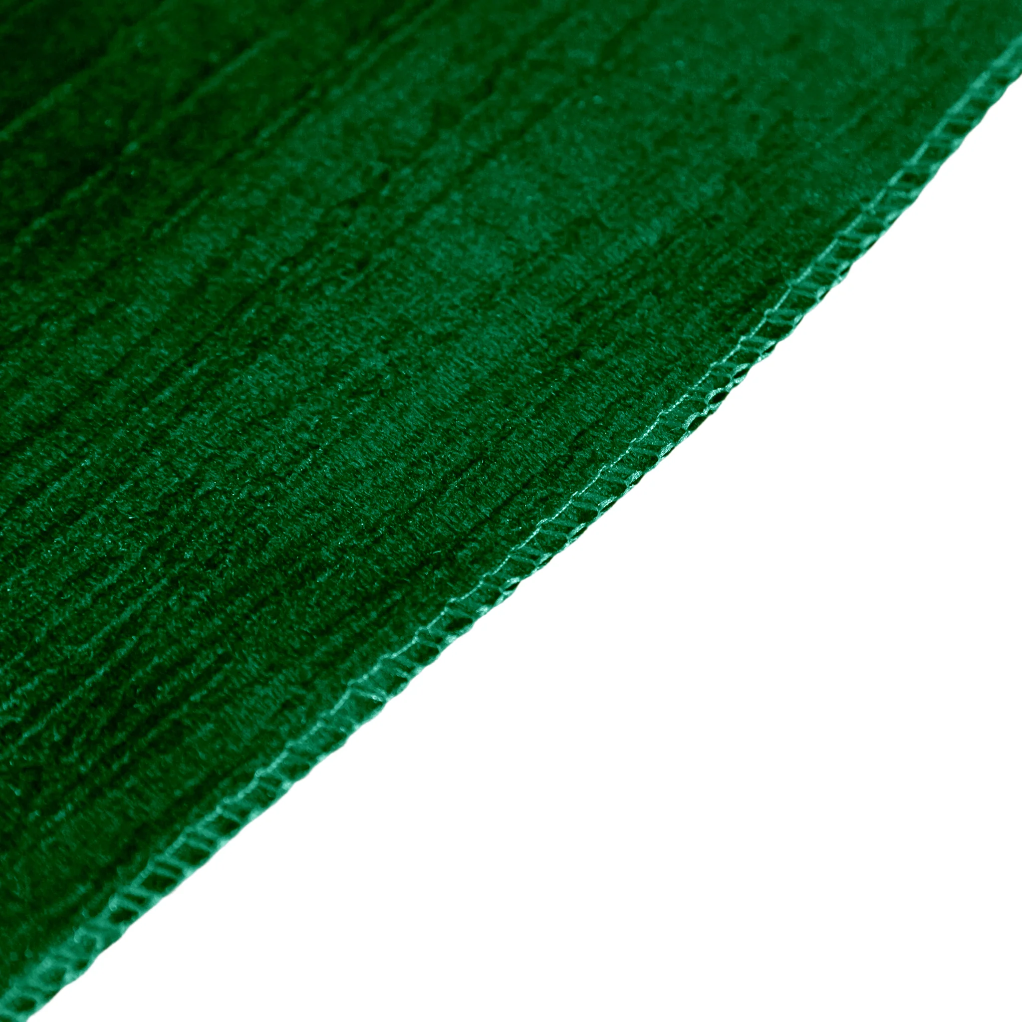Crinkle Velvet 120" Round Tablecloth - Emerald Green - Image 7