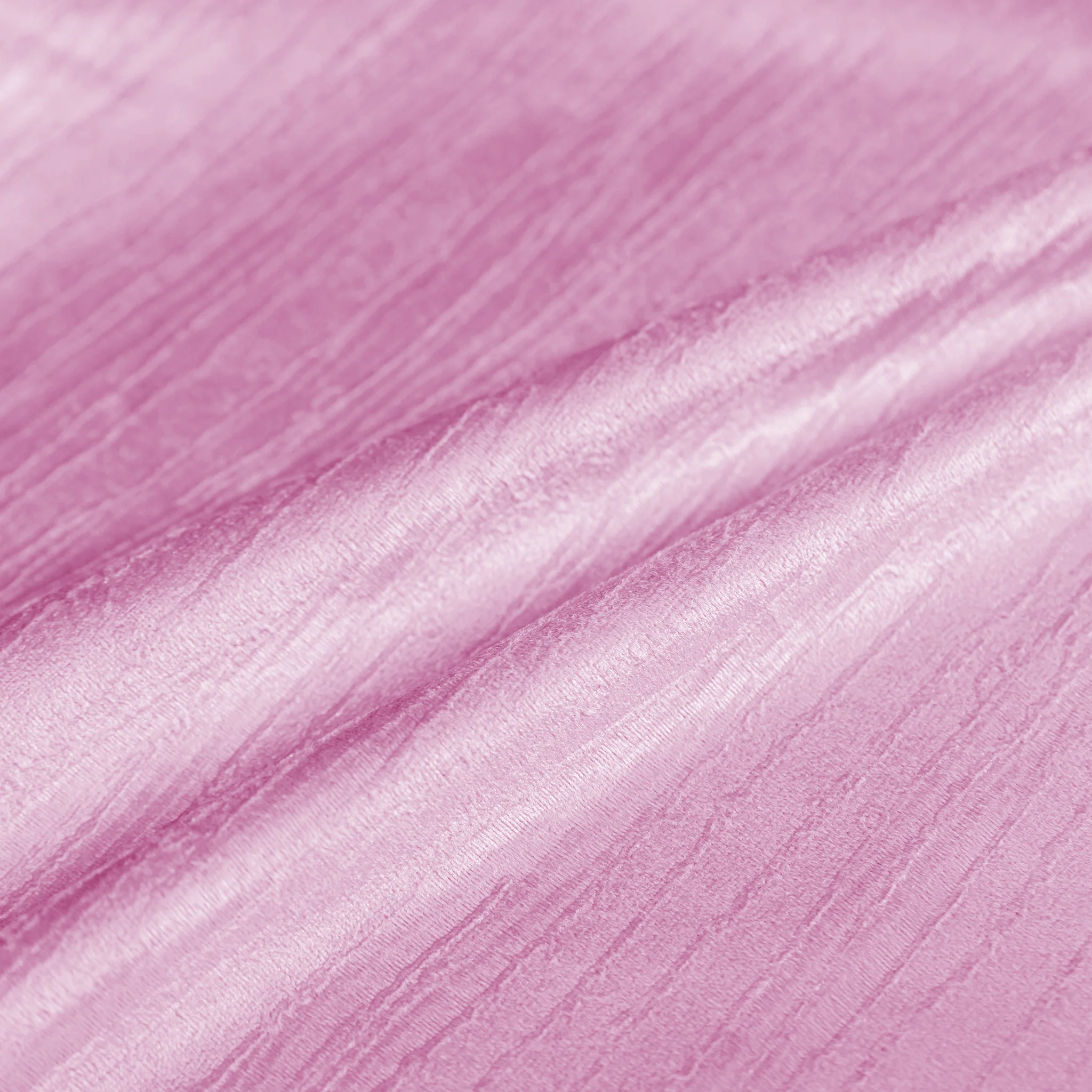 Crinkle Velvet 120" Round Tablecloth - Pink - Image 3
